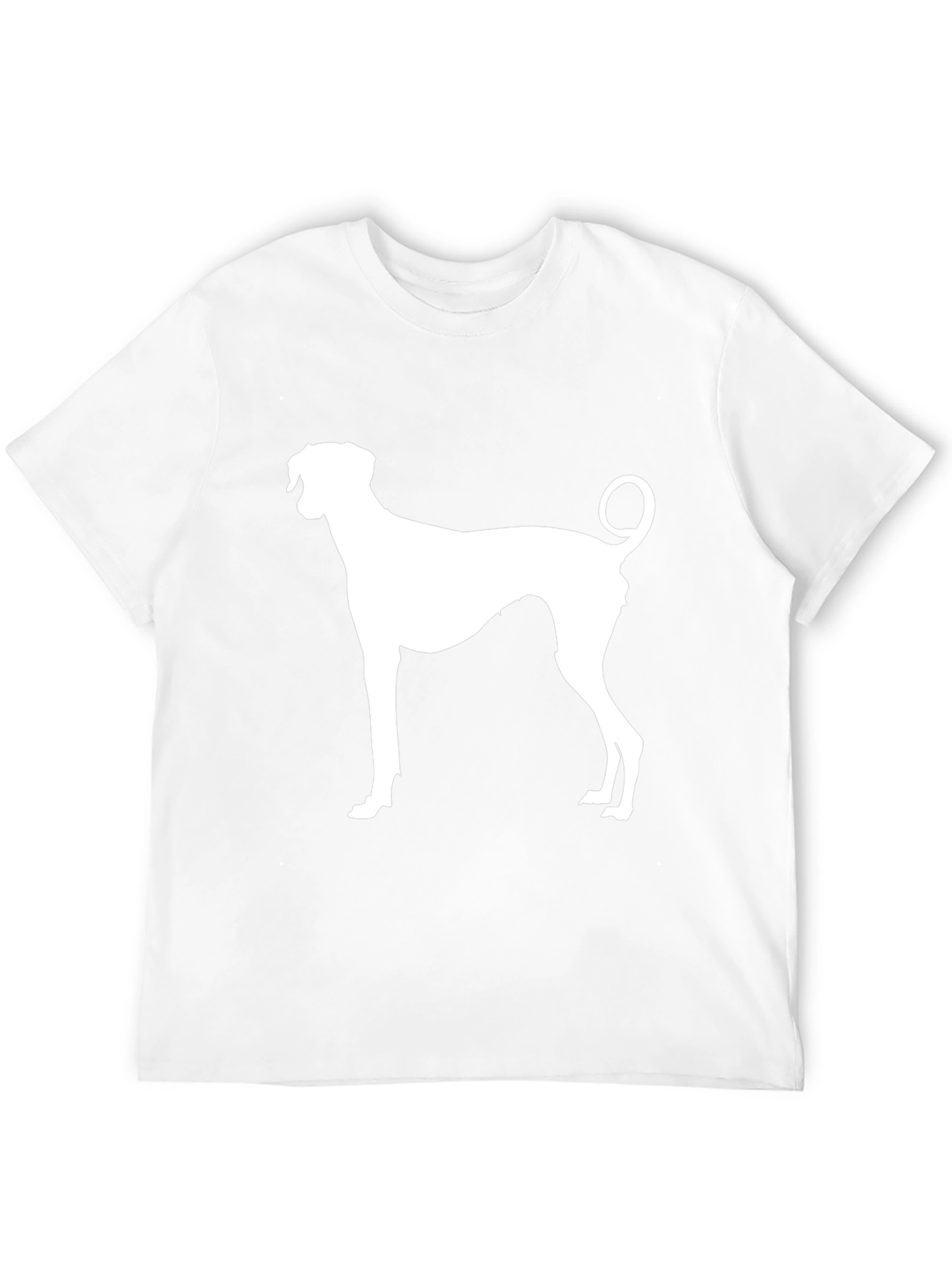 Black Dog Silhouette Black T-Shirt view 12