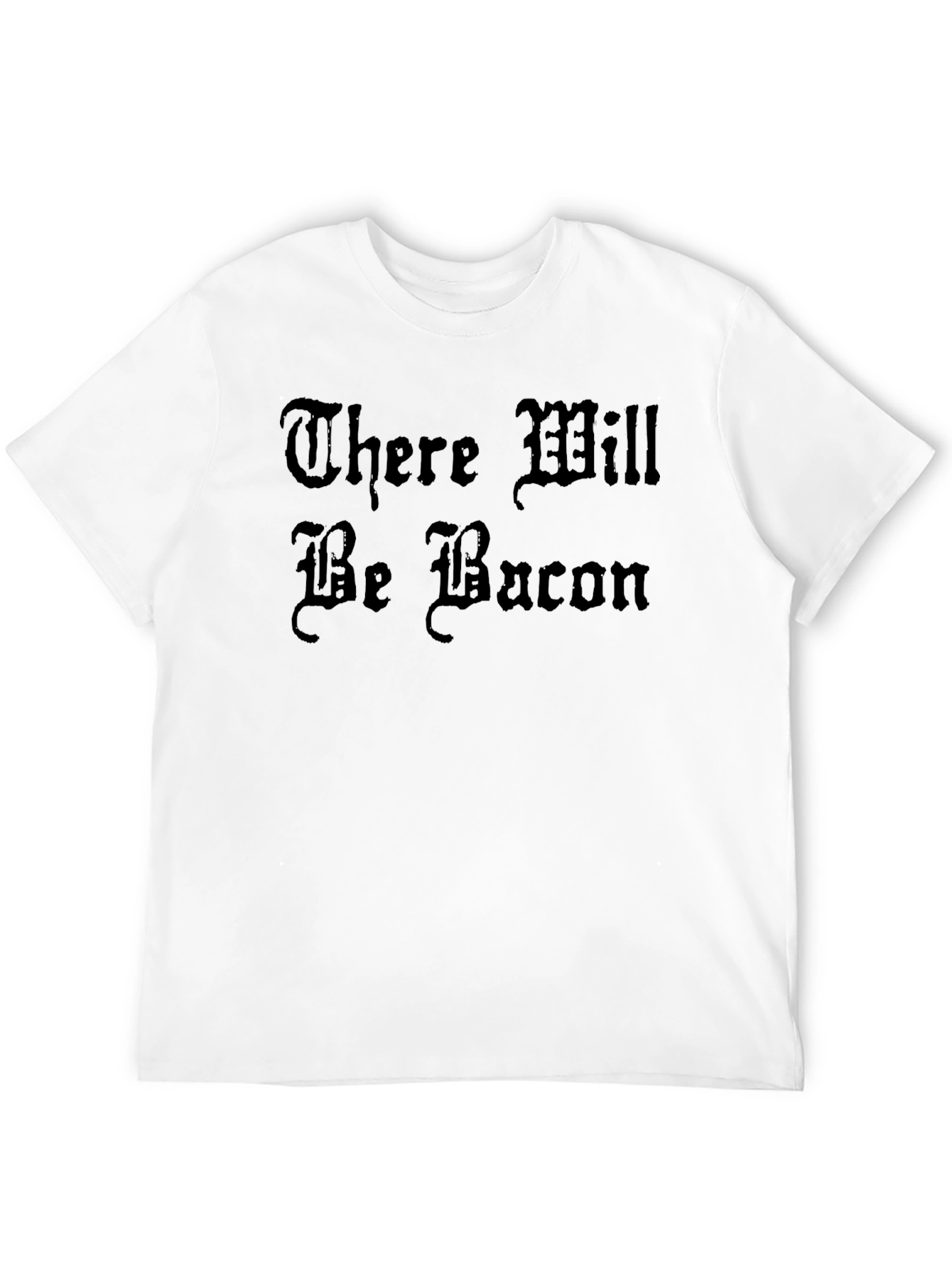 Black There Will Be Bacon T-Shirt view 12
