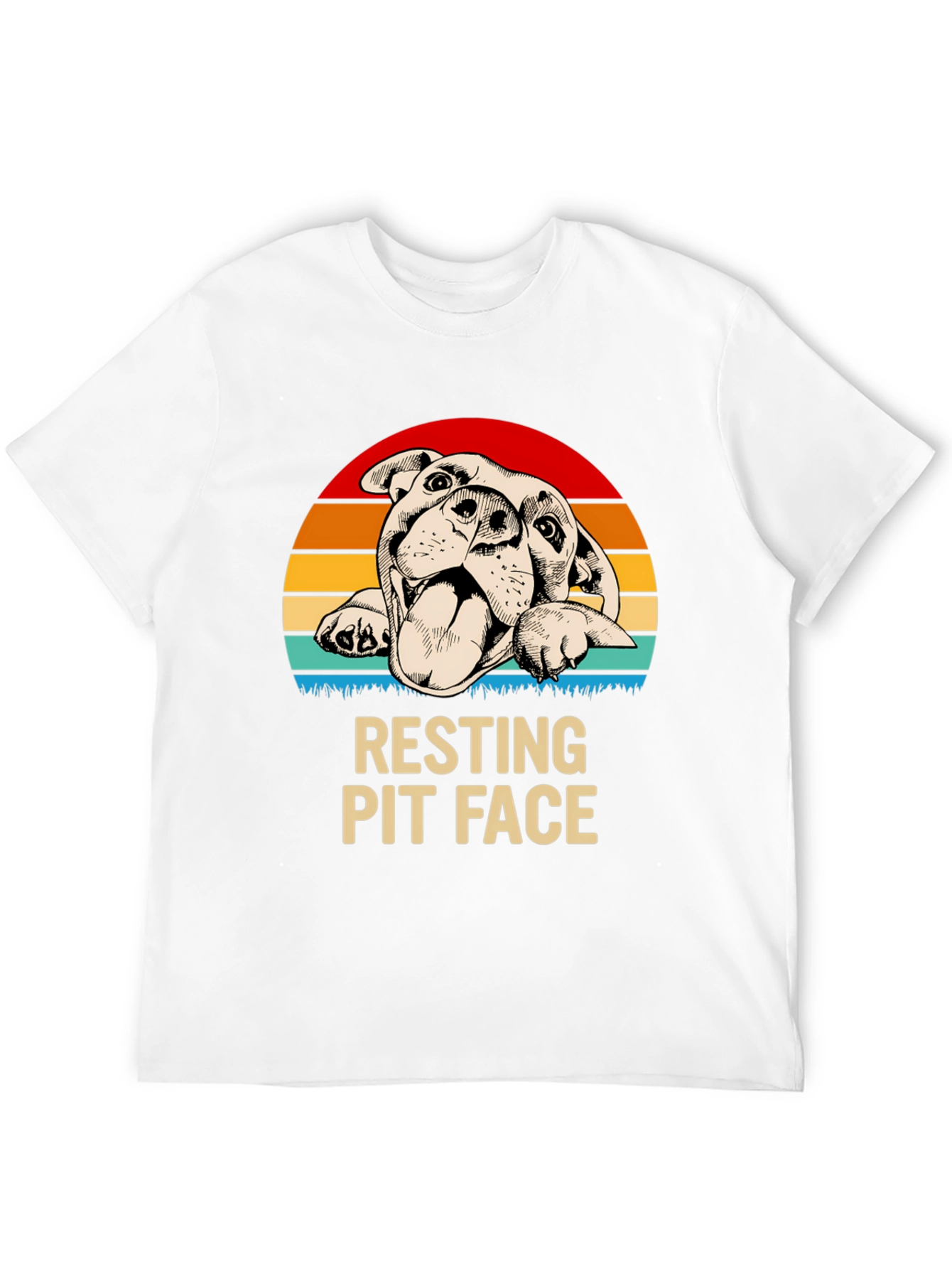 Black Resting Pit Face Graphic Tee - Unisex view 12