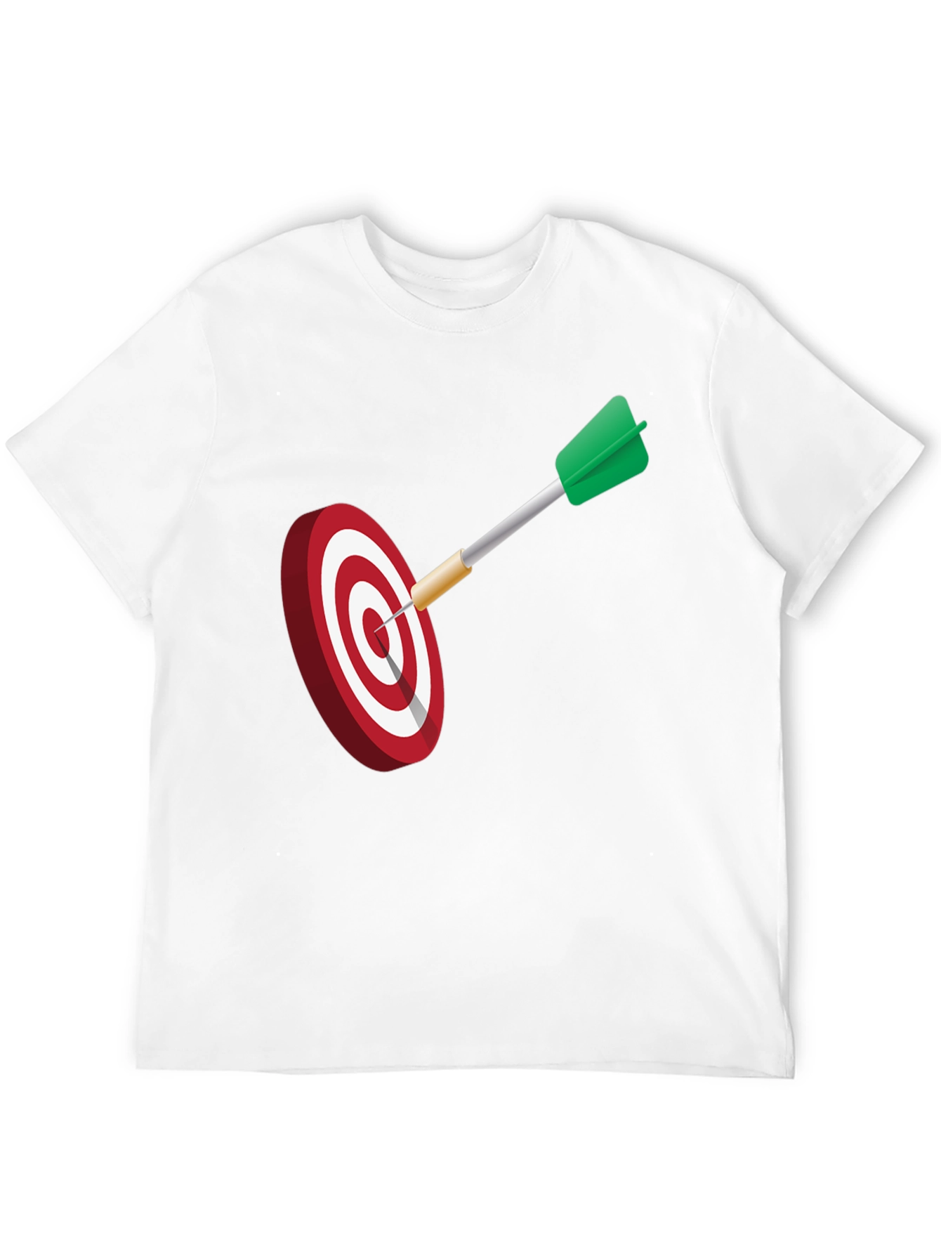 Black Dart Target Graphic Tee - Black Cotton Blend Shirt view 12