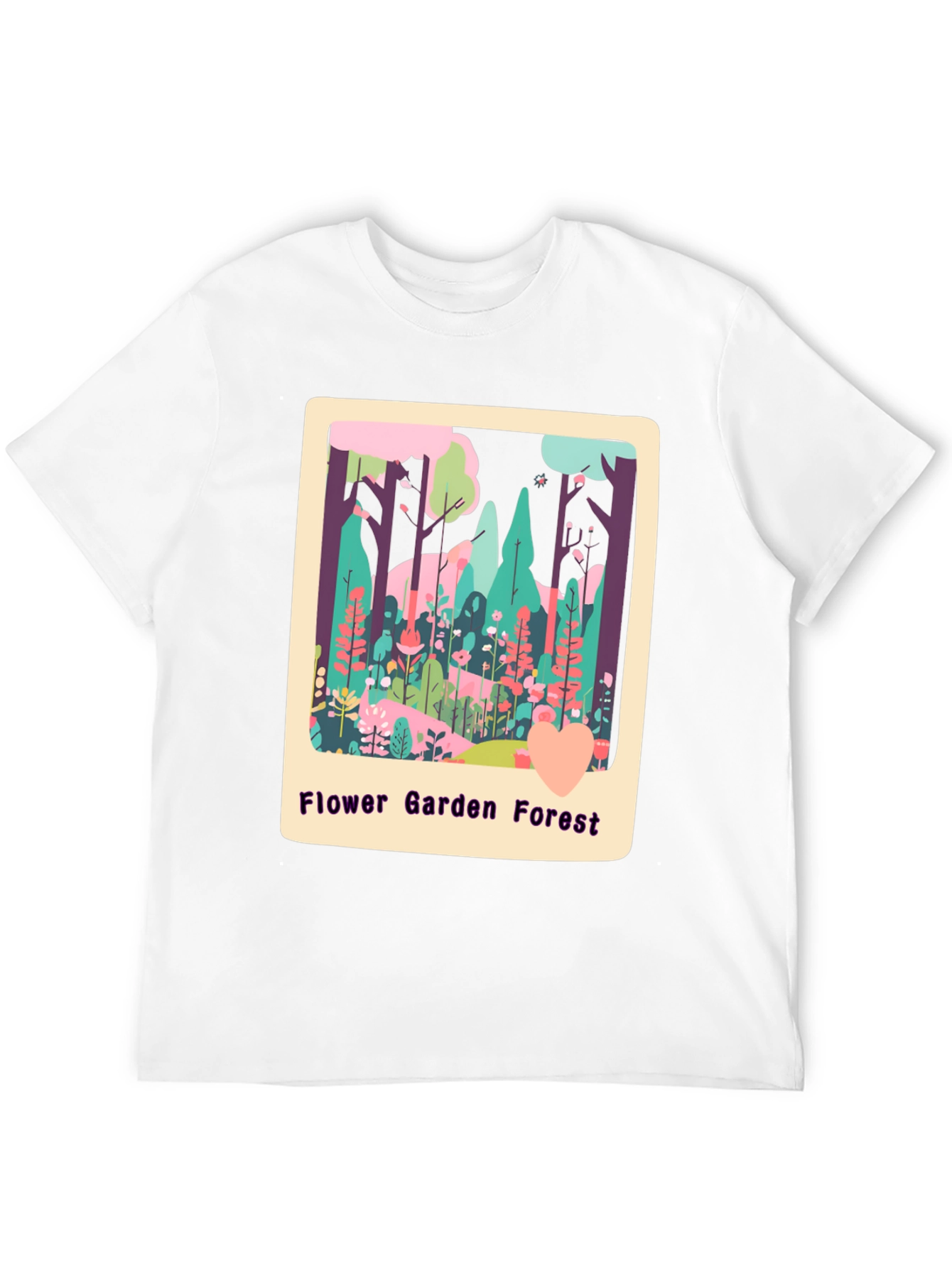 Flower Garden Forest Graphic Tee - 12