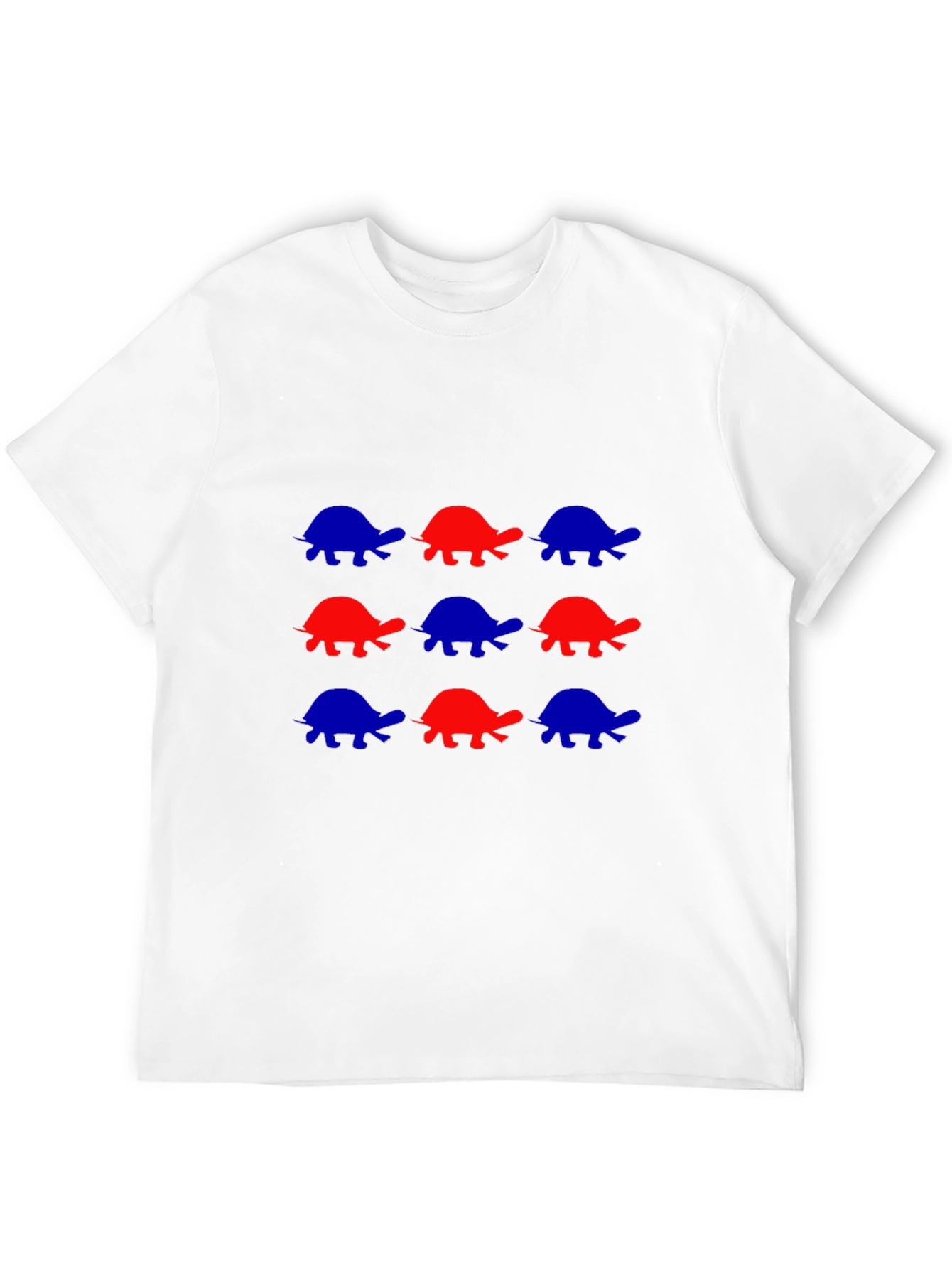 Black Turtle Pattern T-Shirt - Fun and Stylish view 12