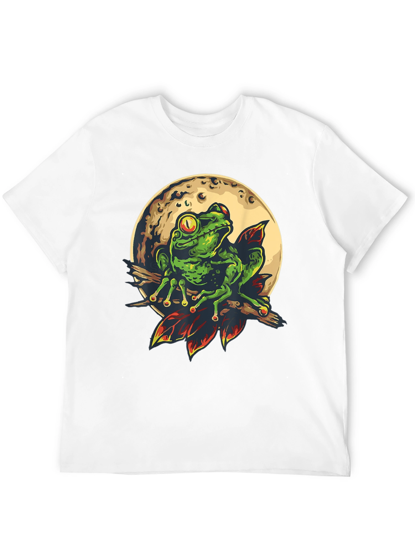 Black Frog on the Moon T-Shirt view 12