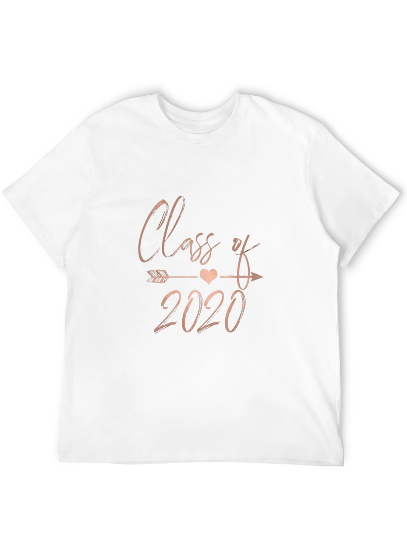 Black Class of 2020 Arrow Heart T-Shirt view 12