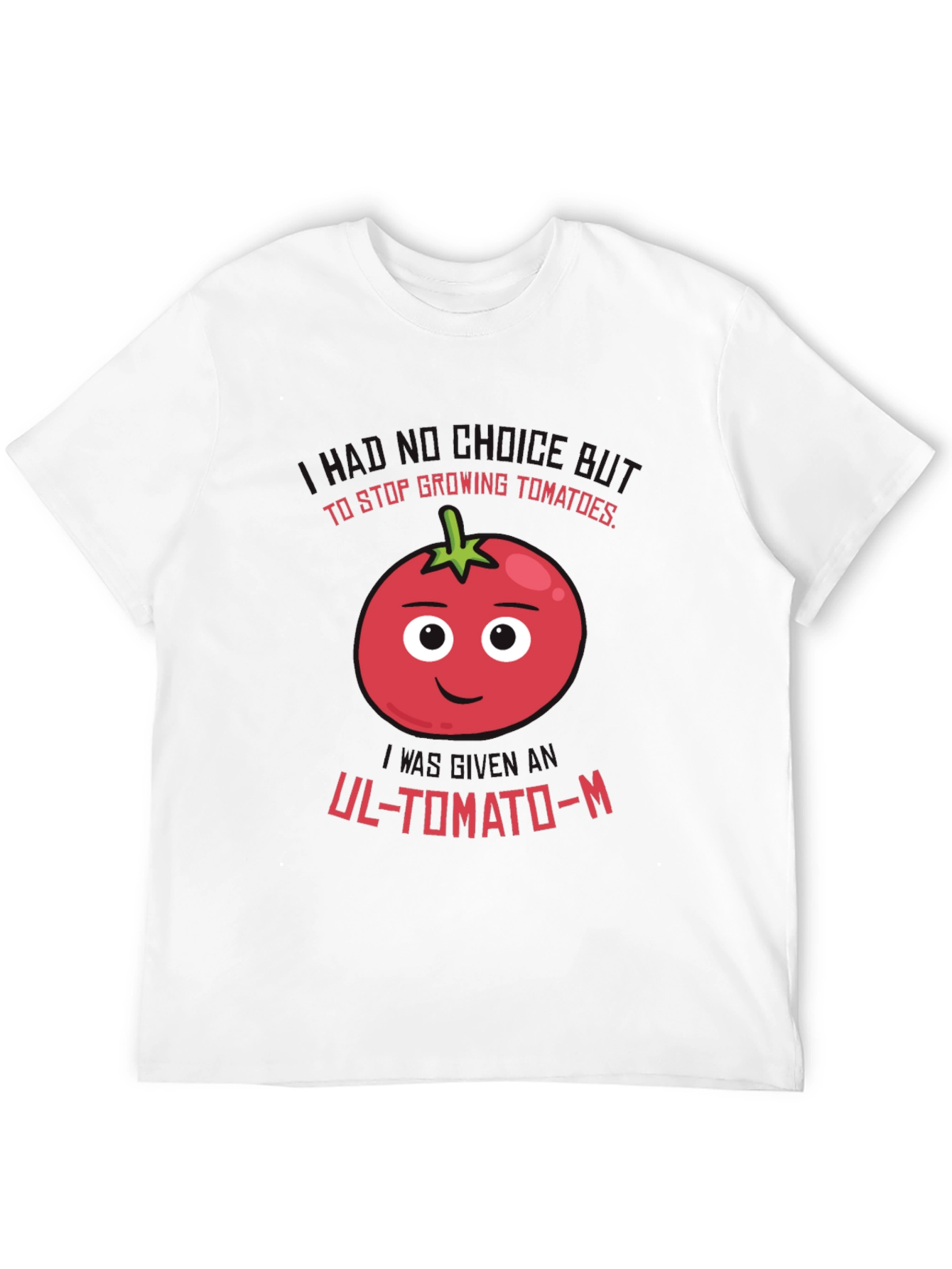 Black Funny Tomato Pun Graphic T-Shirt view 12