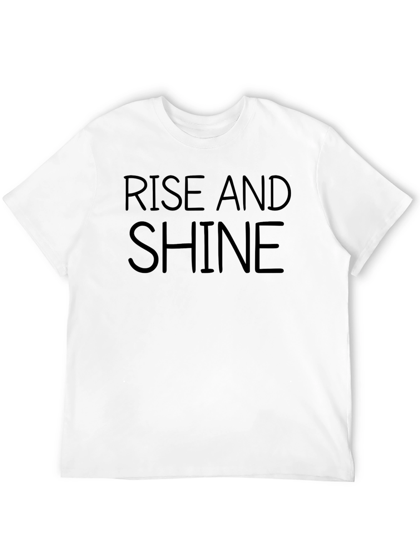 Black Rise and Shine T-Shirt - Soft Cotton Tee view 12
