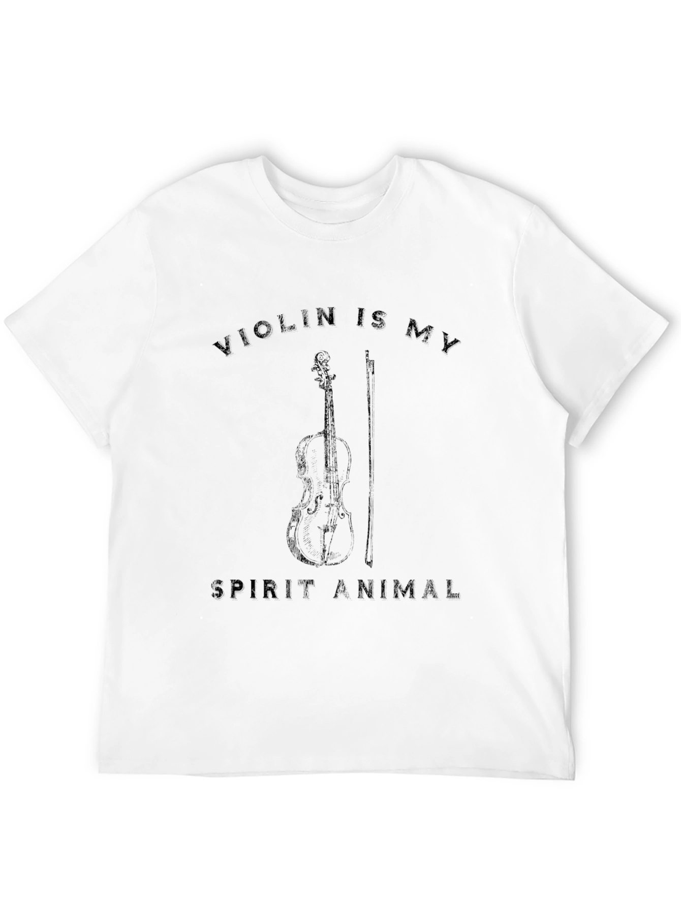 Black Violin Spirit Animal Graphic T-Shirt view 12