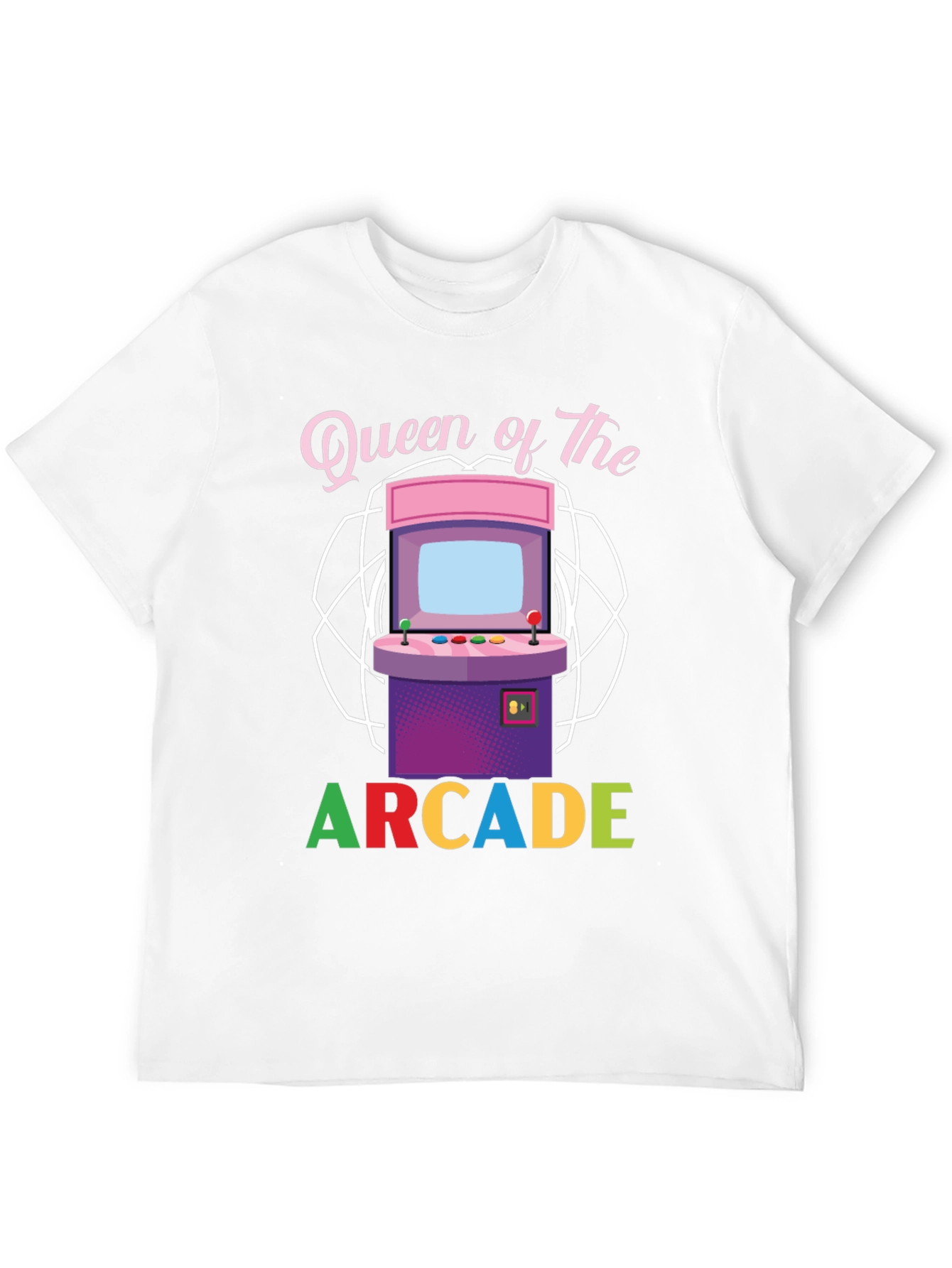 Black Queen of the Arcade T-Shirt view 12