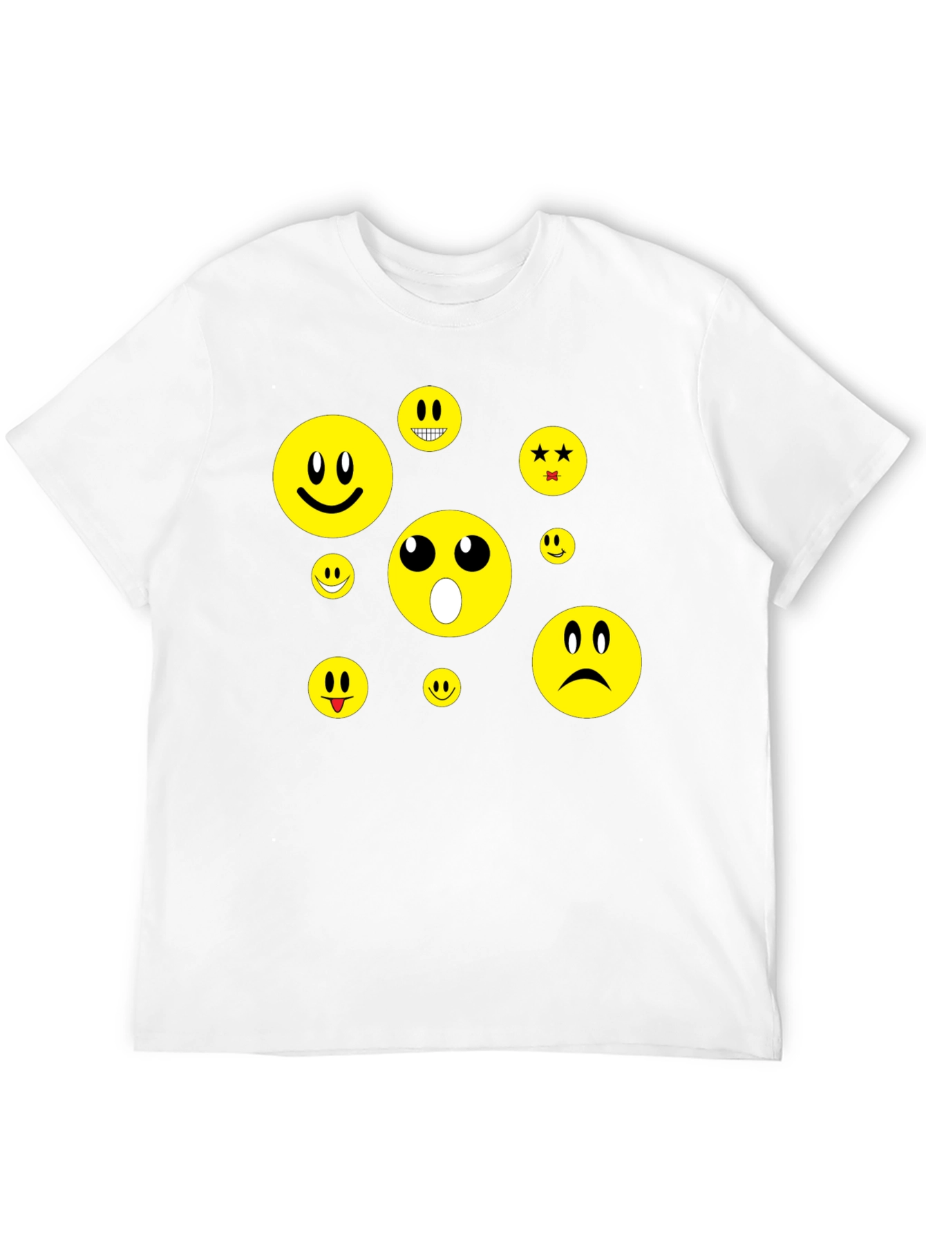 Black Emoji T-Shirt - Express Yourself! view 12