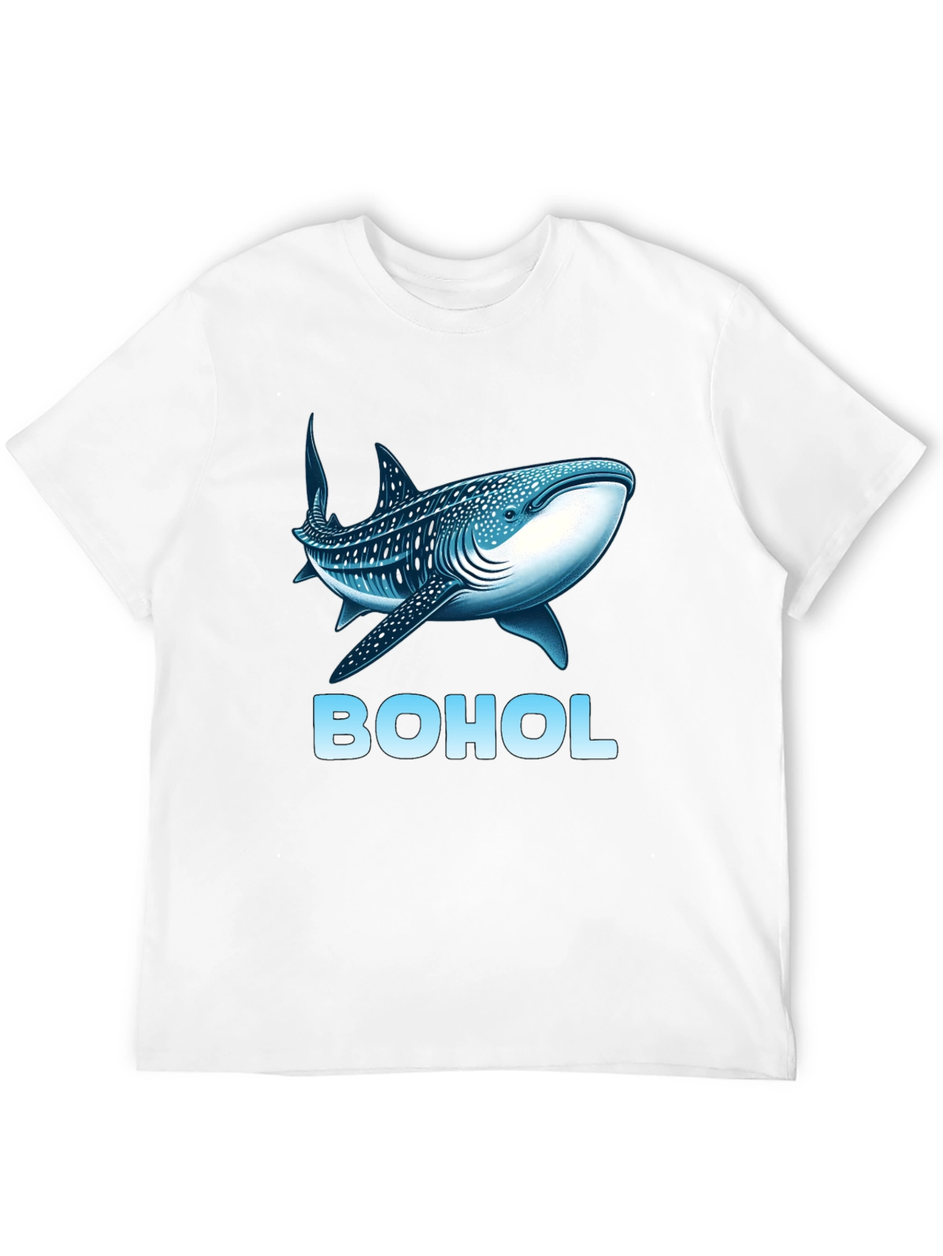 Black Bohol Whale Shark Men's Graphic Tee view 12