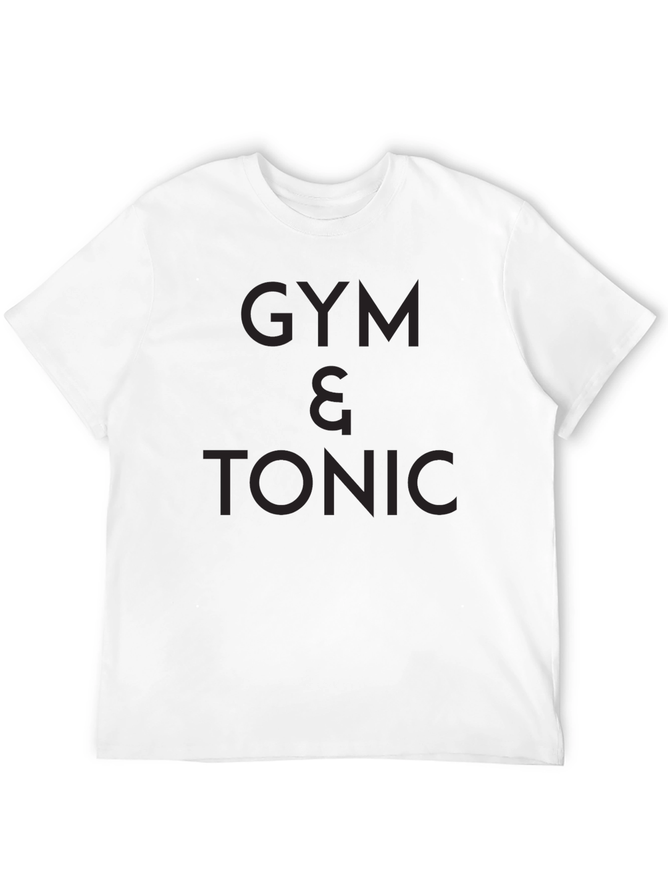 Black Gym & Tonic Graphic Tee - Black Casual Shirt view 12