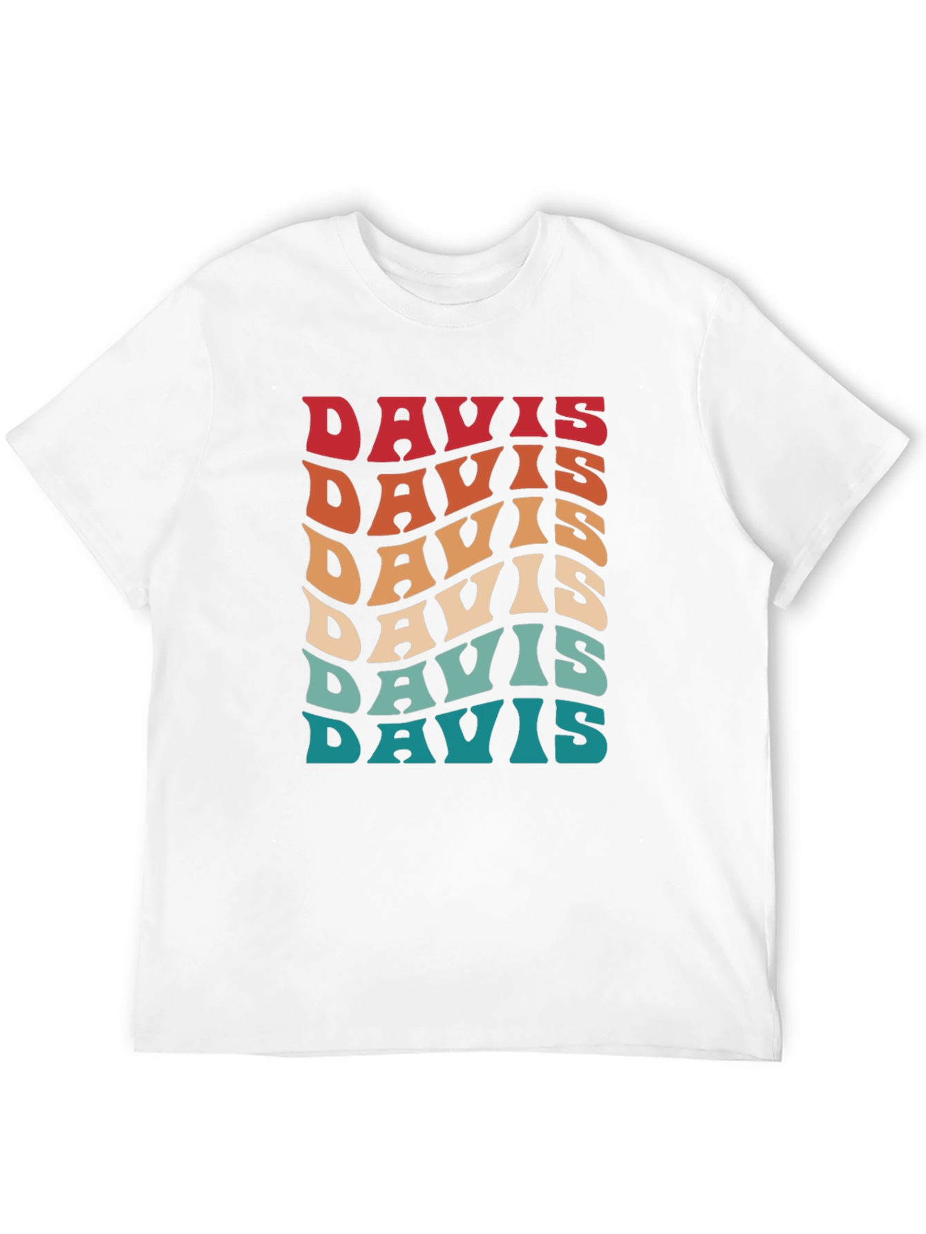 Black Retro Davis T-Shirt view 12