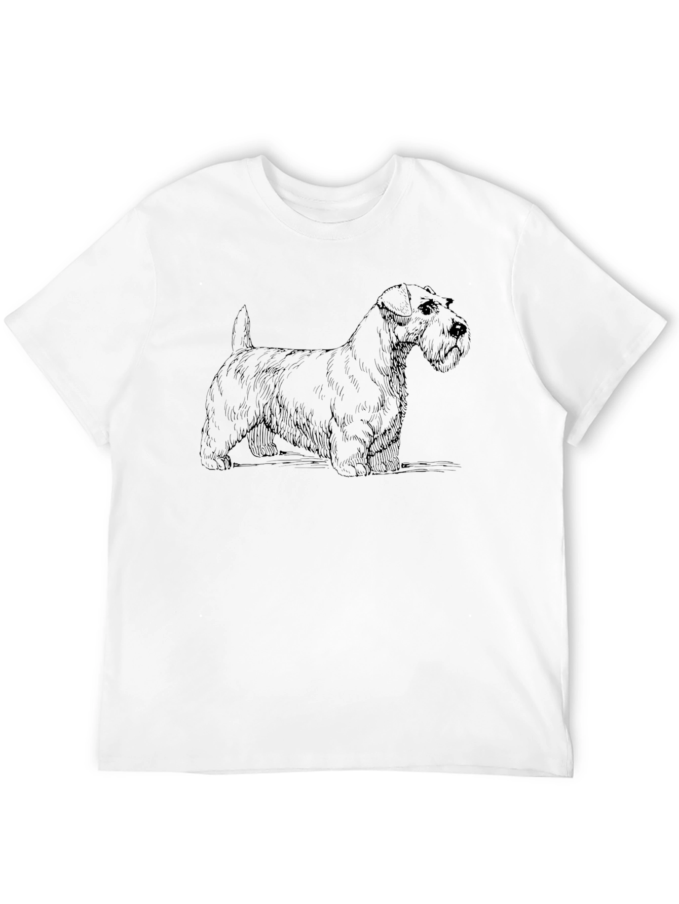 Black Black Terrier Dog Graphic T-Shirt view 12