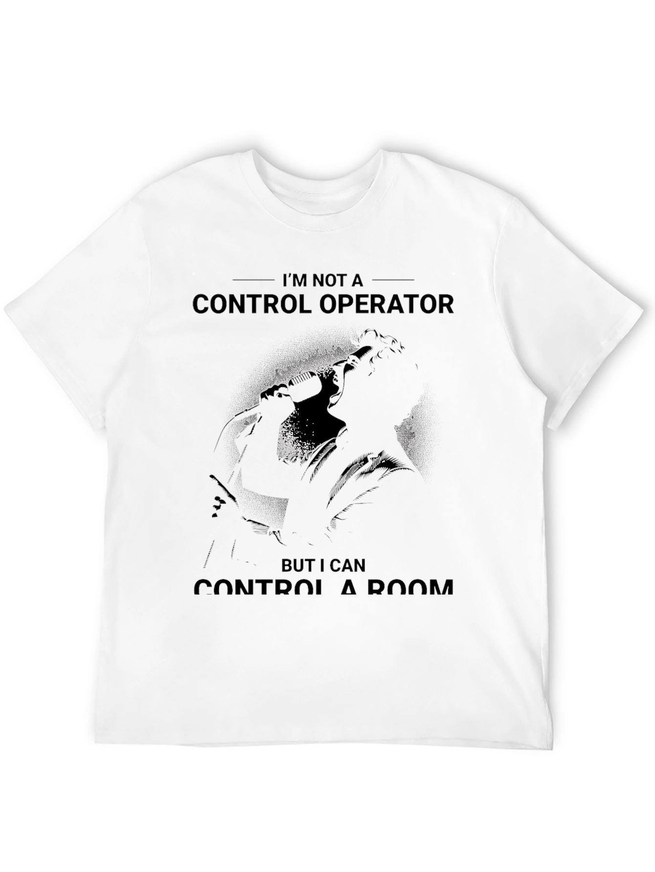 Black Control A Room Graphic T-Shirt view 12