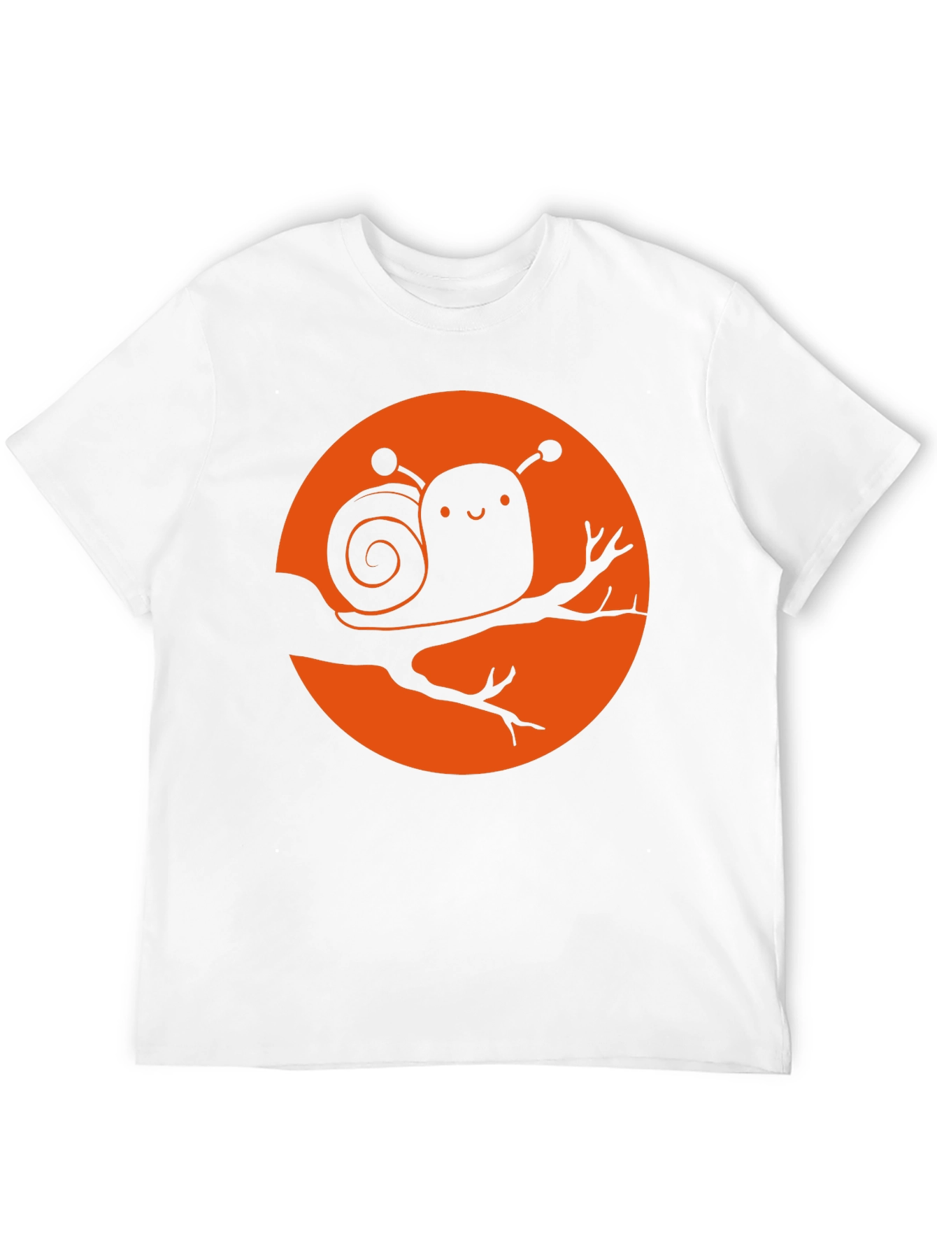 Black Cute Snail Graphic Tee - Unique Design view 12