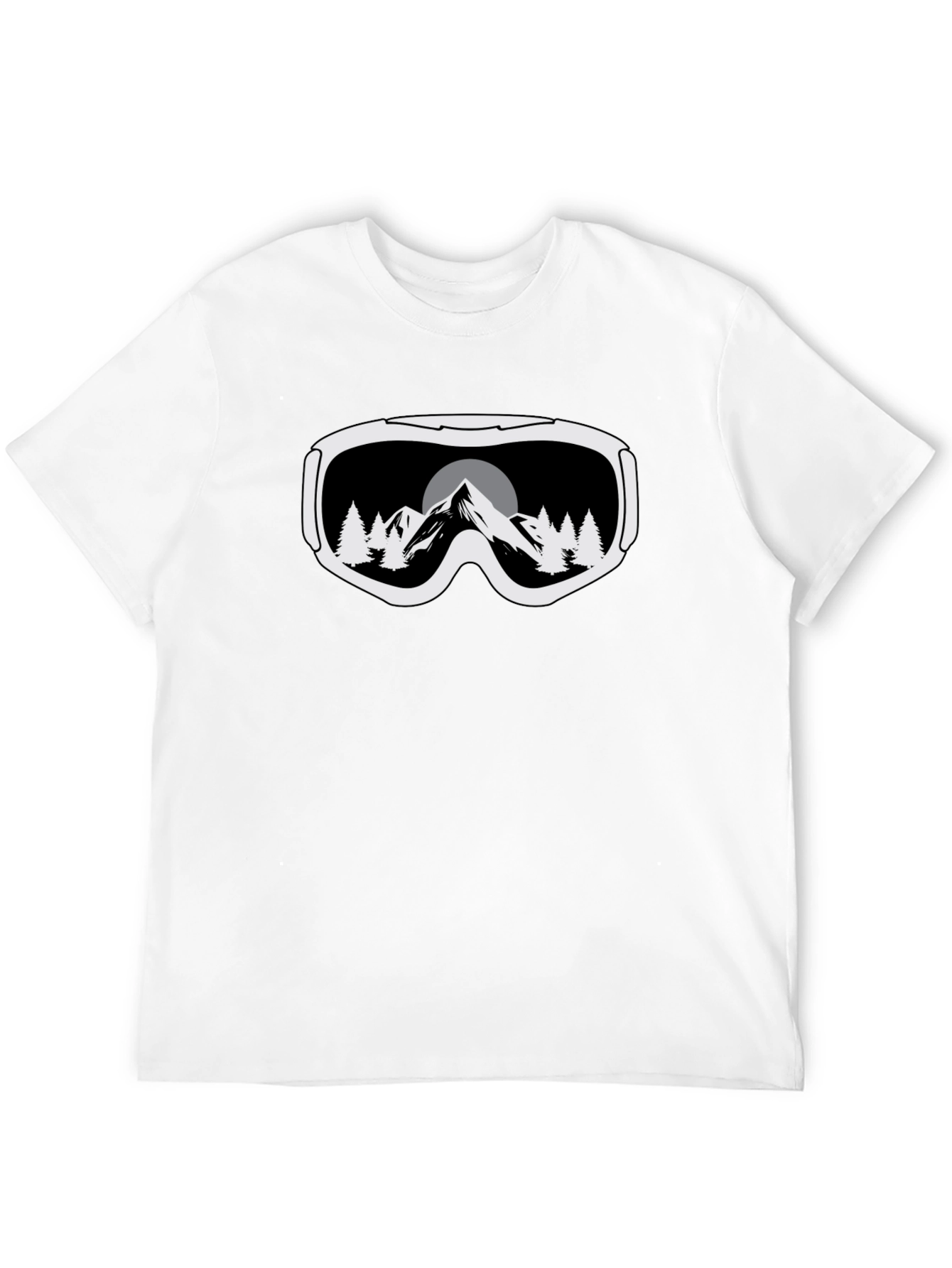 Black Mountain Goggles Graphic Tee - Black view 12