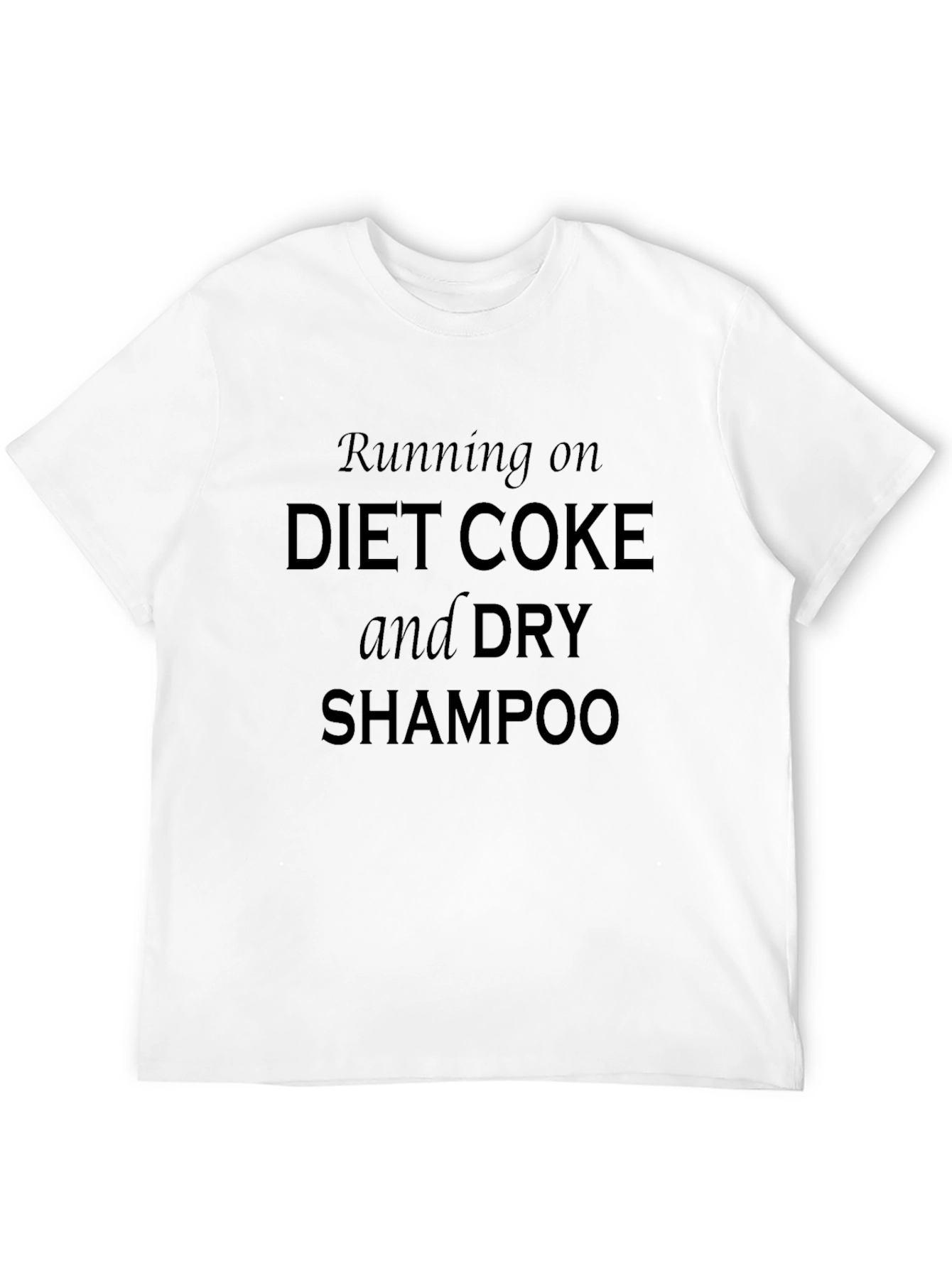 Black Diet Coke and Dry Shampoo Graphic Tee view 12