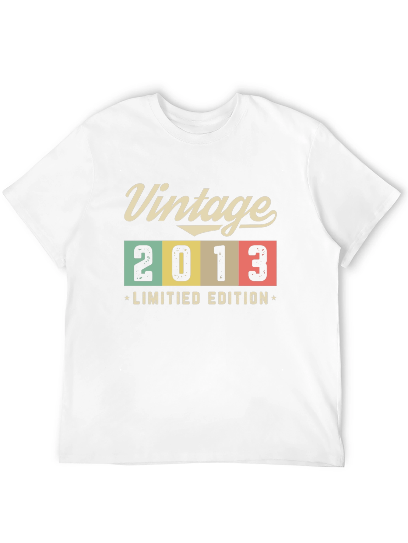 Black Vintage 2013 Limited Edition Black T-Shirt view 12