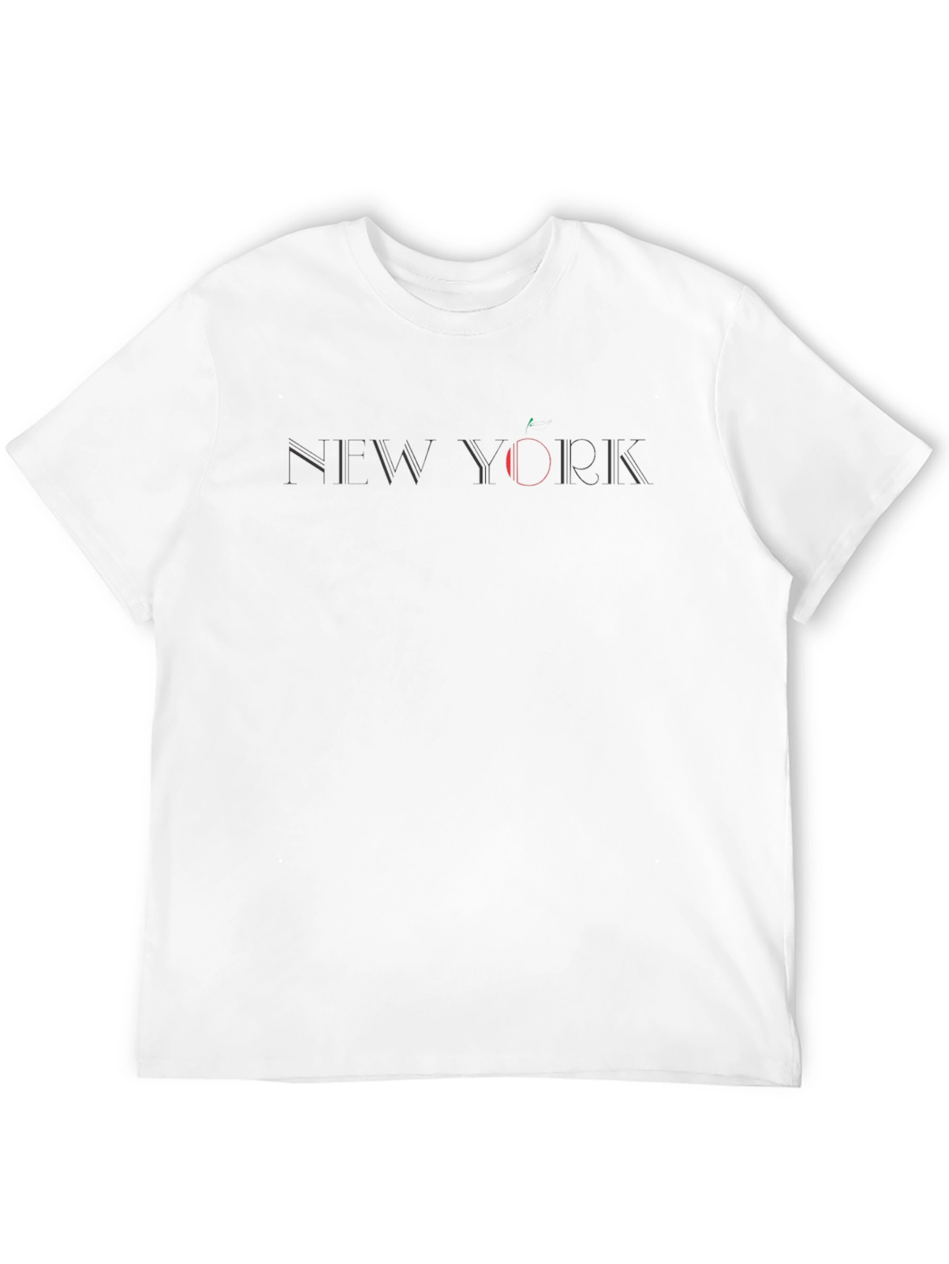 Black NYC Apple Graphic Black T-Shirt view 12
