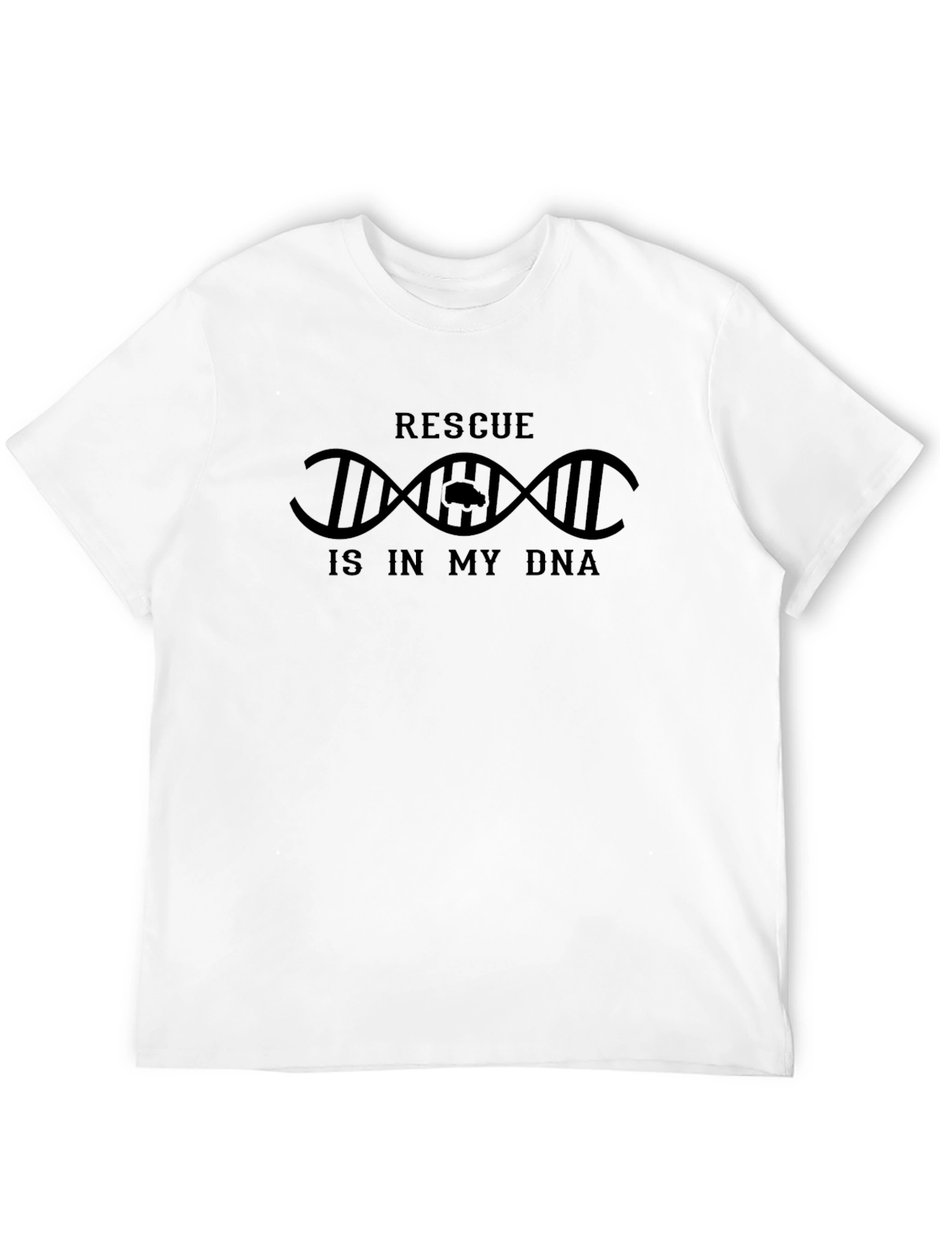 Black Rescue Is In My DNA T-Shirt - Animal Rescue Tee view 12