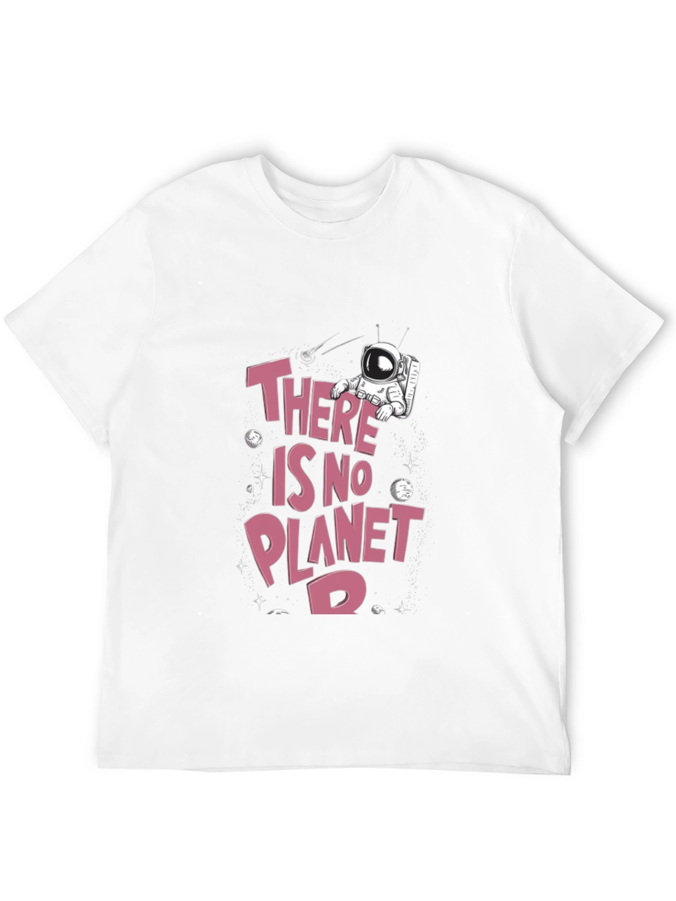 Black There Is No Planet B Graphic T-Shirt view 12