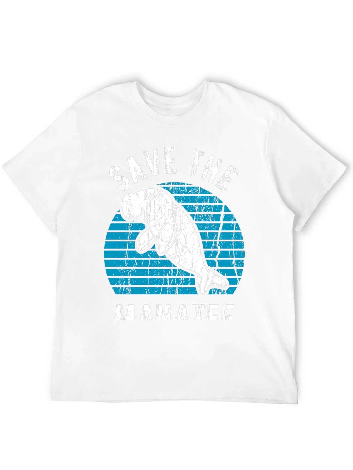 Black Save the Manatee T-Shirt view 12