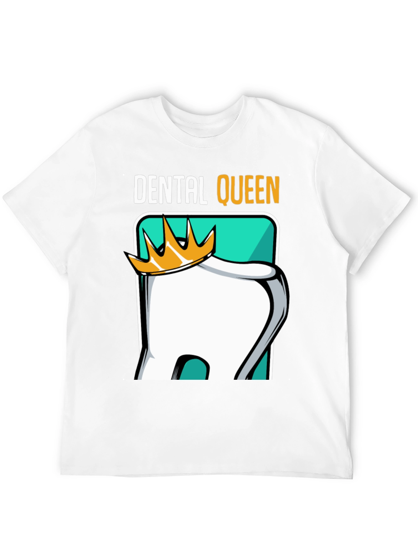 Black Dental Queen T-Shirt - Dentist Humor Tee view 12