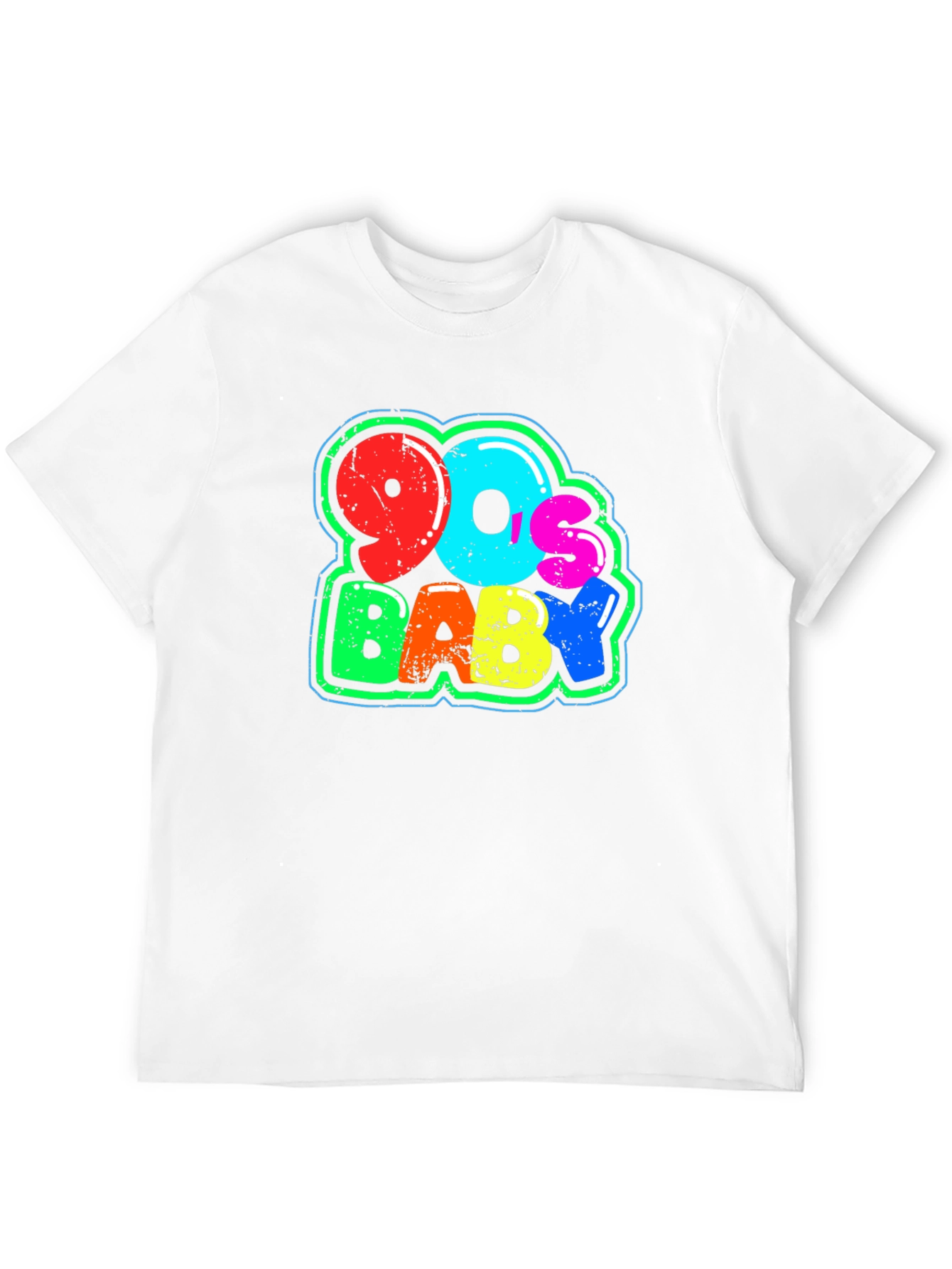 Black 90s Baby T-Shirt Black Cotton Blend view 12