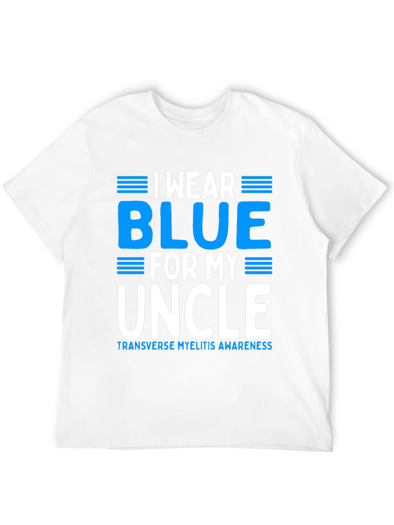 I Wear Blue For My Uncle T-Shirt - 12