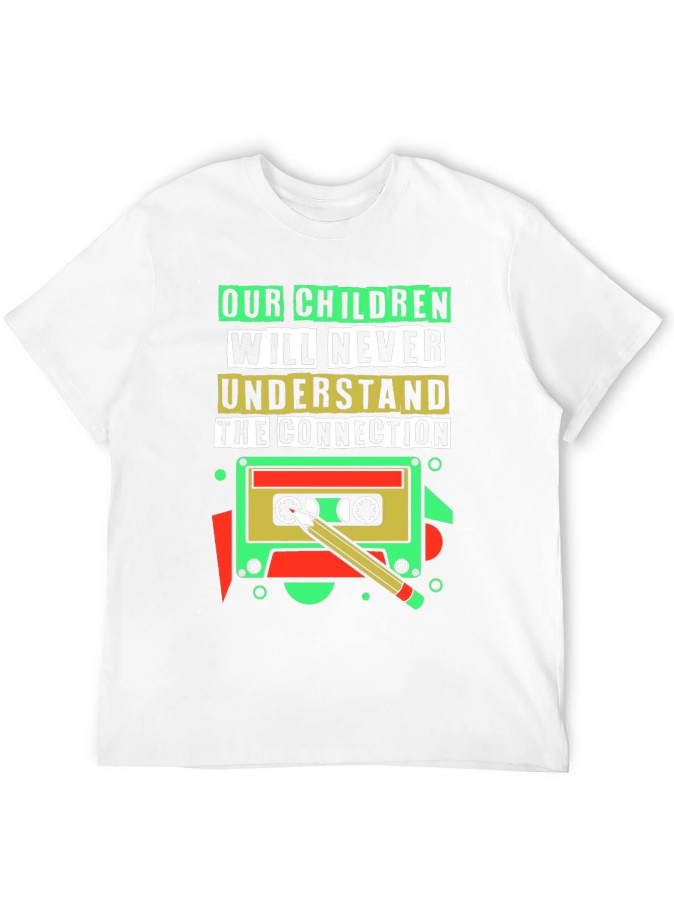 Black Retro Cassette Tape T-Shirt - 80s/90s Throwback view 12