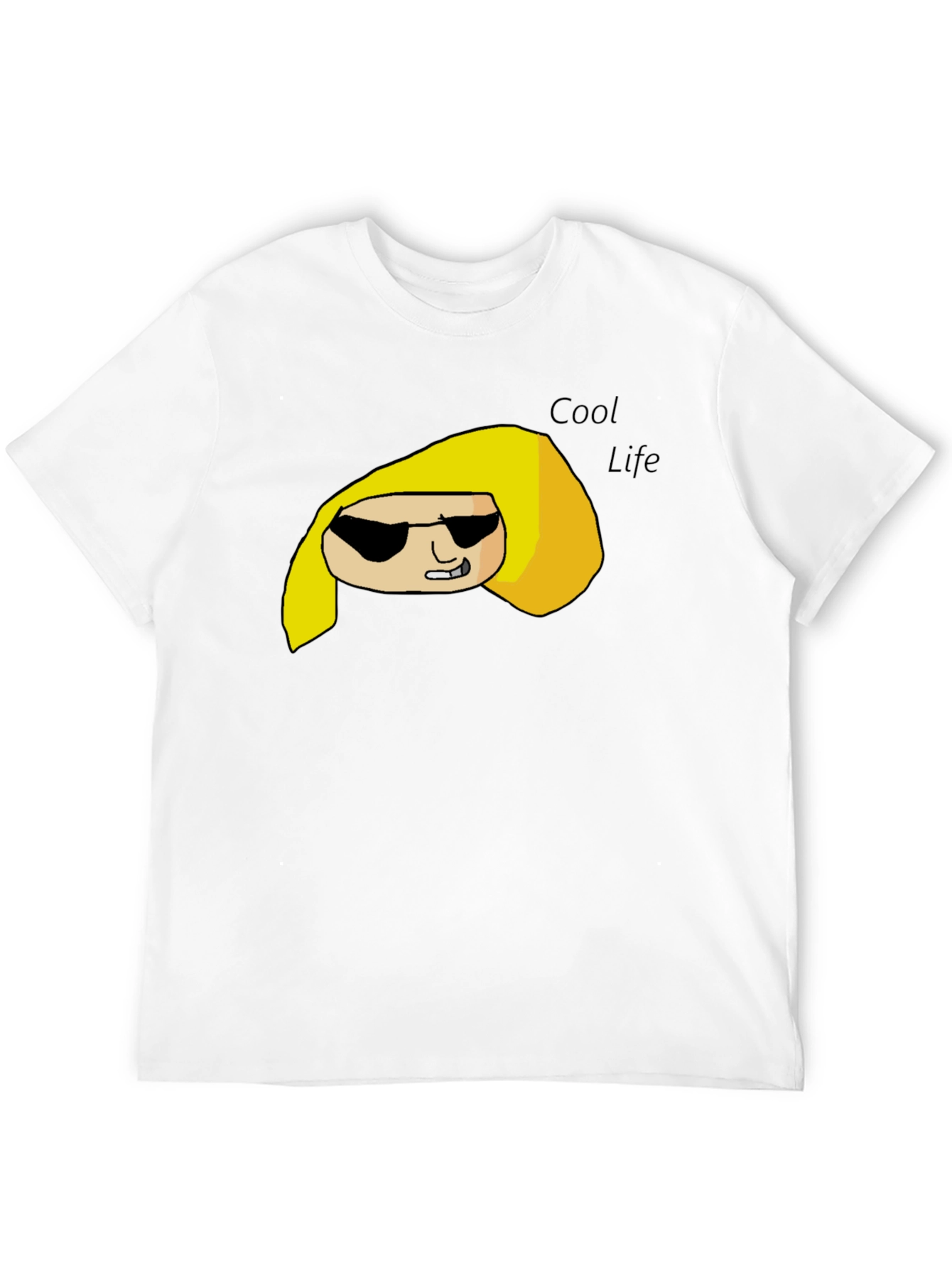 Black Cool Life Graphic Tee view 12