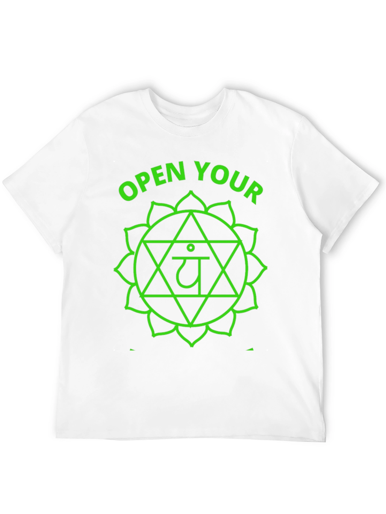 Black Open Your Heart Chakra T-Shirt - Spiritual Tee view 12