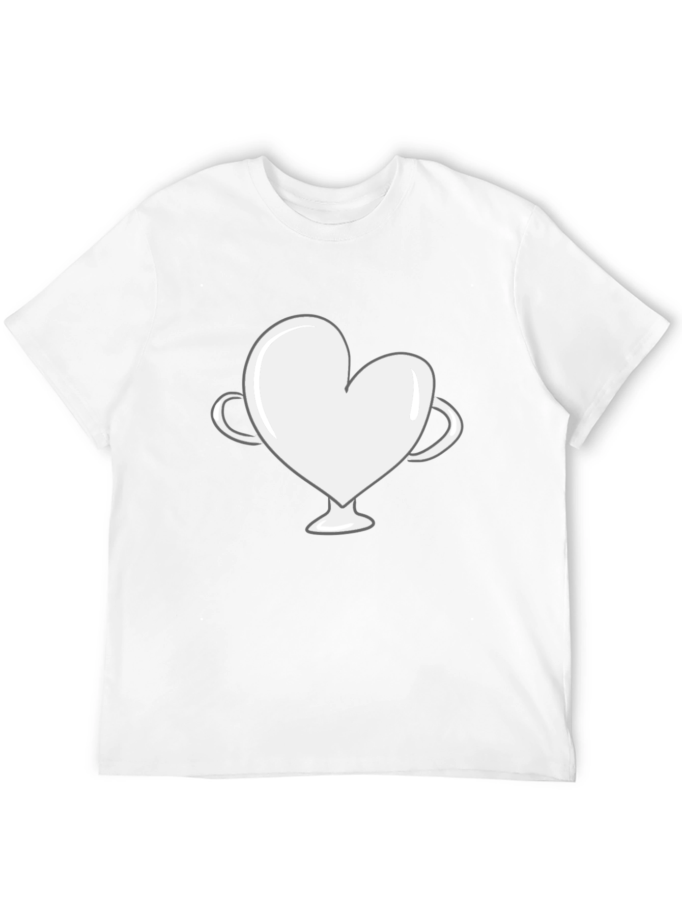 Black Heart Trophy Graphic Tee - Love Wins T-Shirt view 12