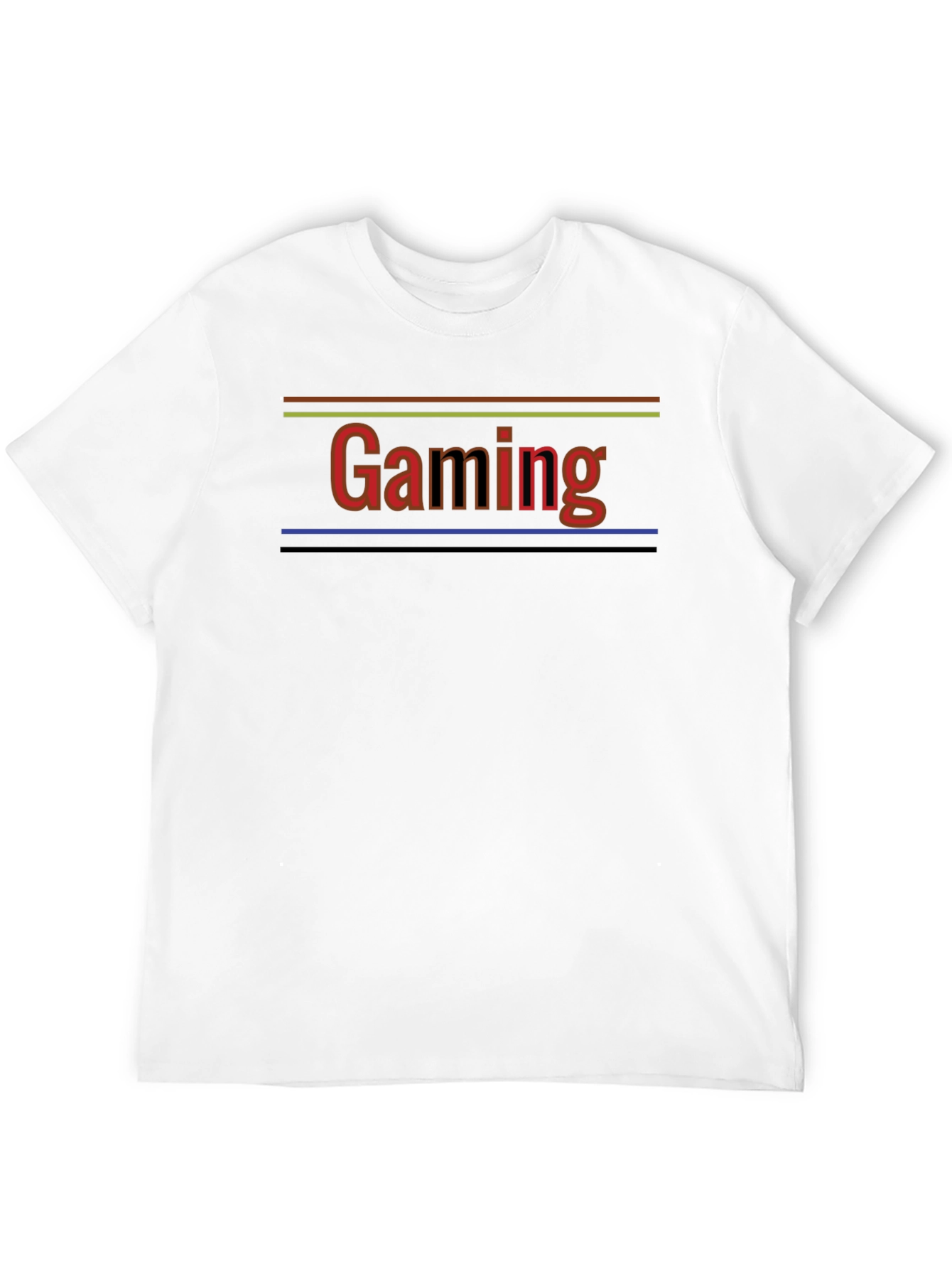 Black Gaming Graphic Tee - Gamer Style Black Cotton Shirt view 12