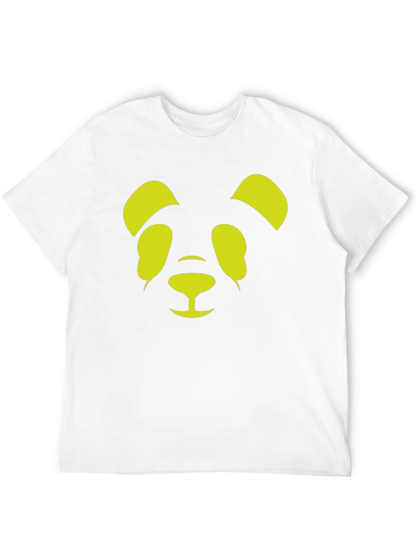 Black Cool Panda Graphic Tee - Black Cotton Blend T-Shirt view 12