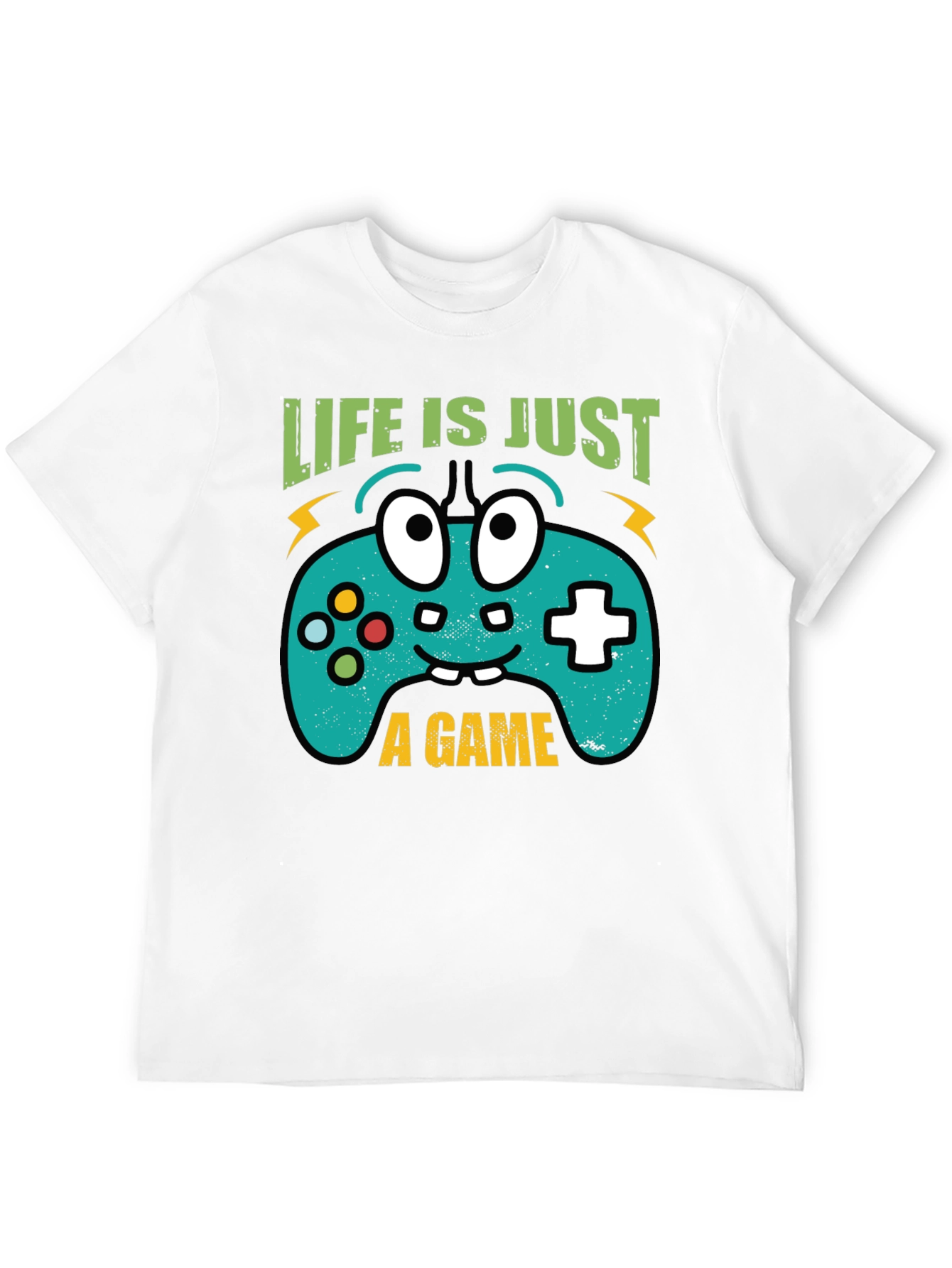 Black Life is Just a Game Funny Gamer T-Shirt view 12