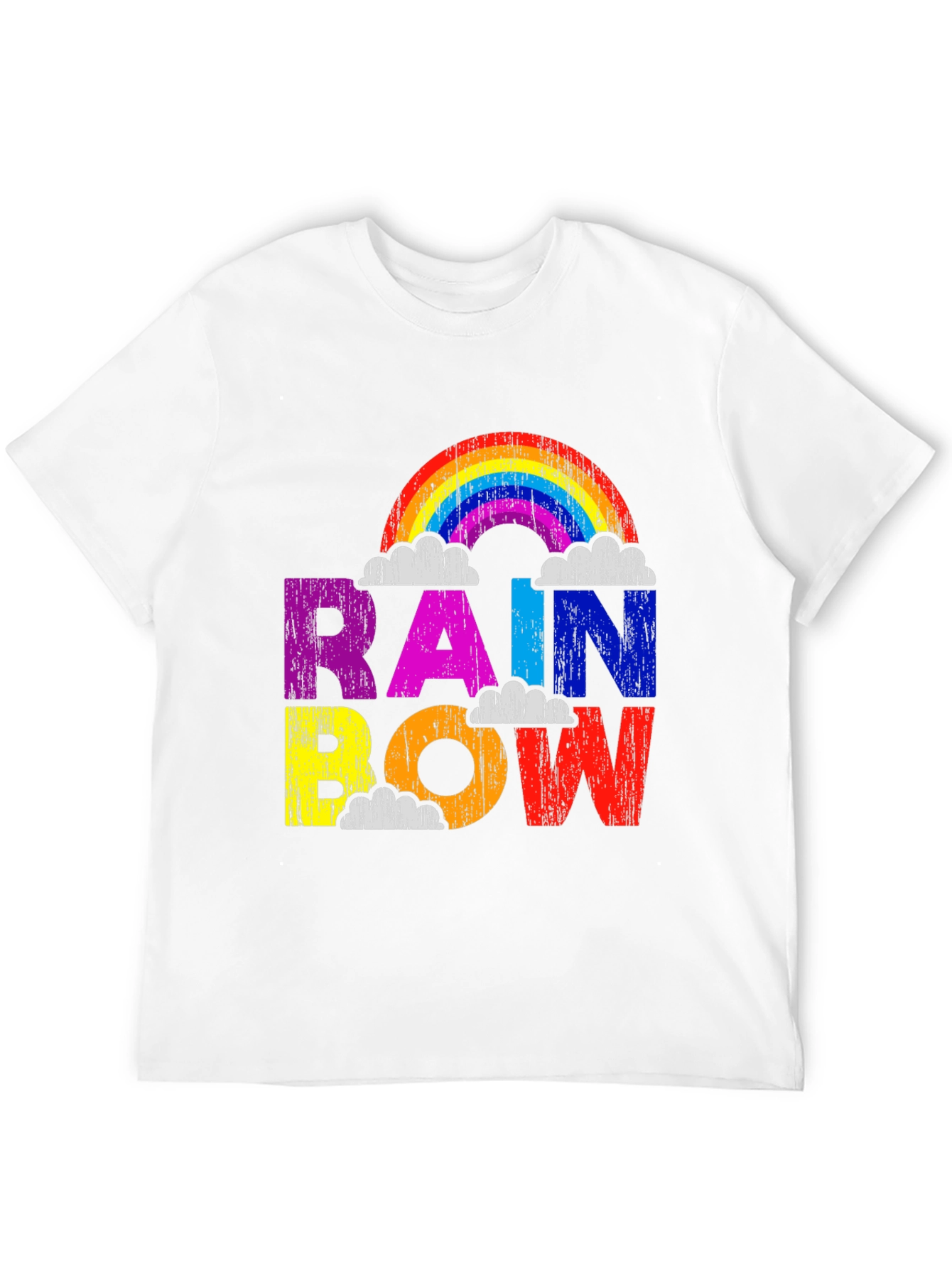 Black Rainbow Graphic Tee - Colorful Pride T-Shirt view 12