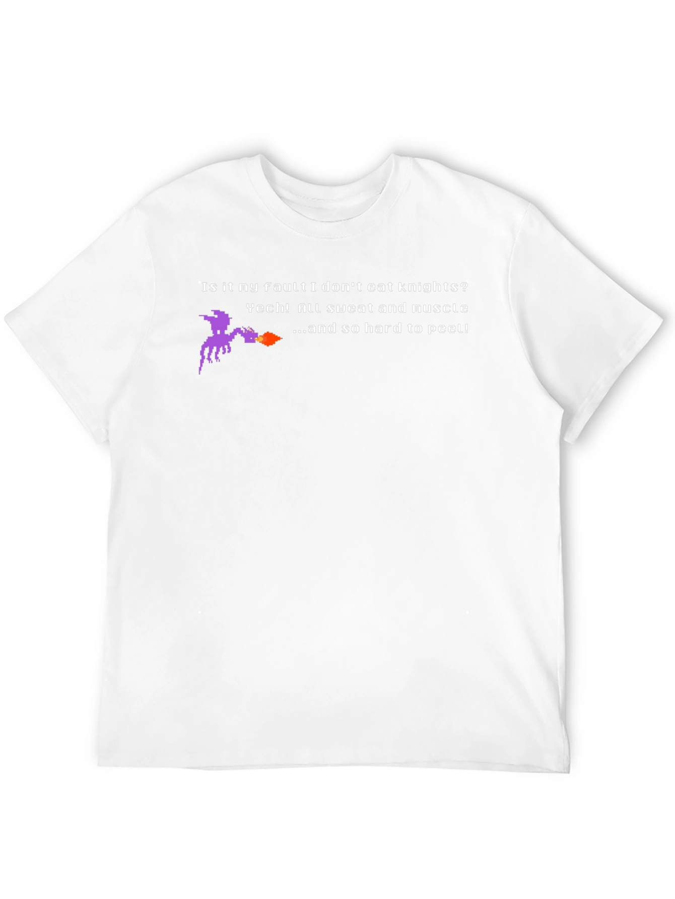 Black Dragon Knights T-Shirt - Pixel Art Funny Tee view 12