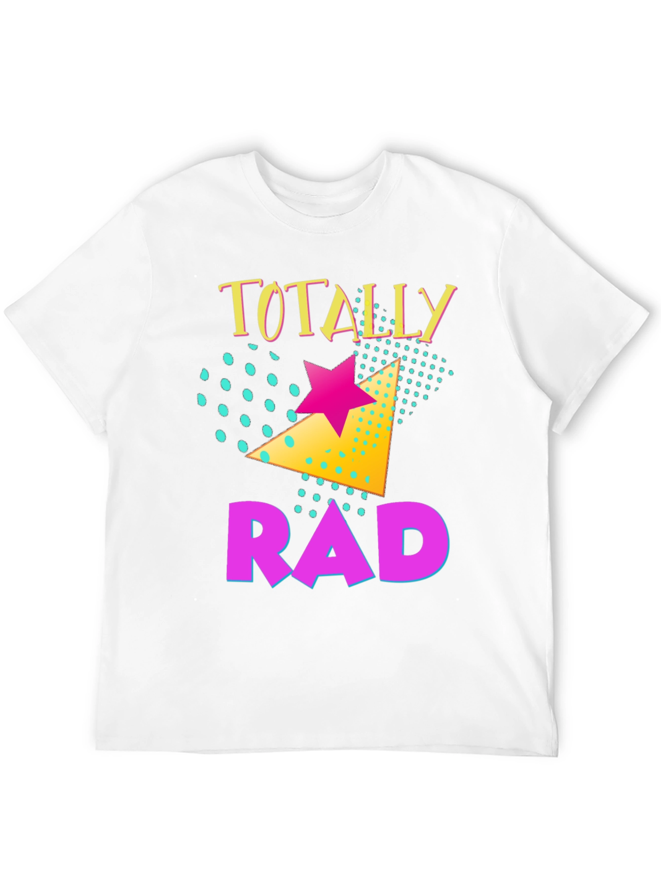 Black Totally Rad Retro Graphic T-Shirt view 12