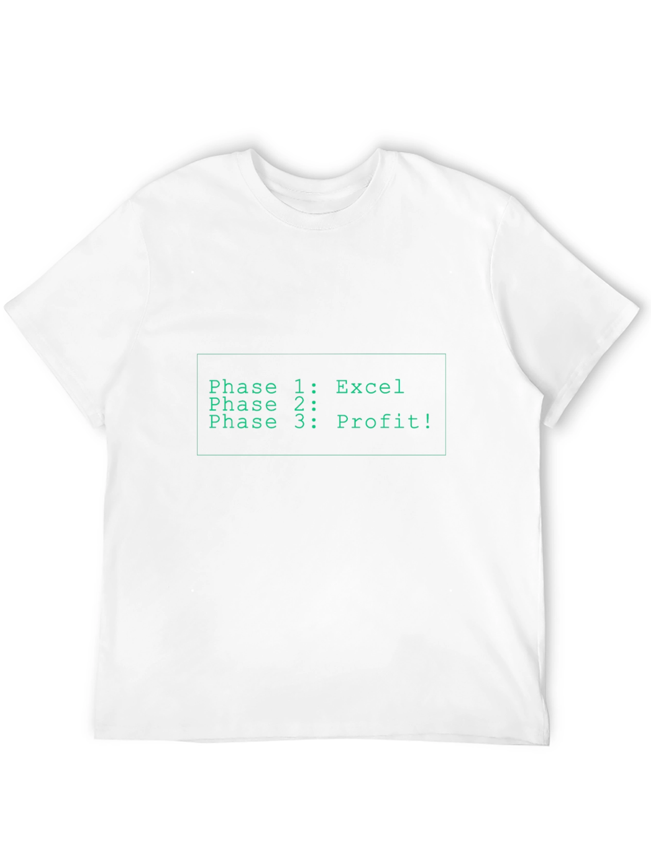 Black Excel Profit T-Shirt - Funny Business Analyst Tee view 12