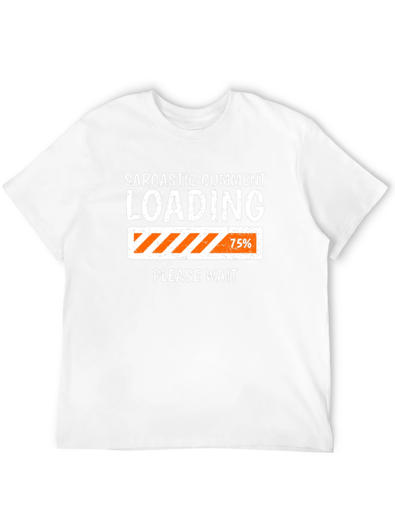 Black Sarcastic Comment Loading Funny T-Shirt view 12