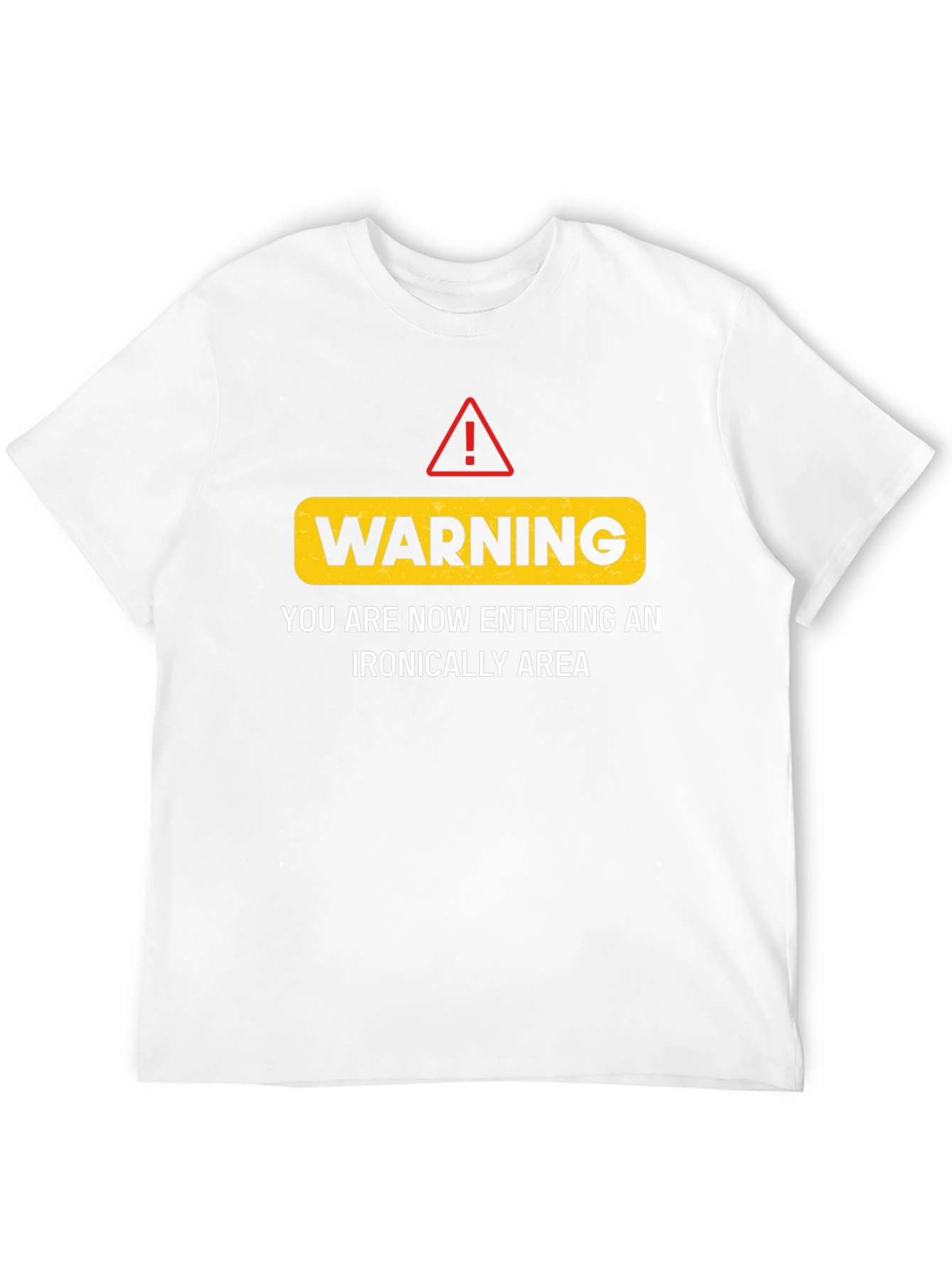 Black Warning Ironic Area Black Humor Graphic Tee view 12