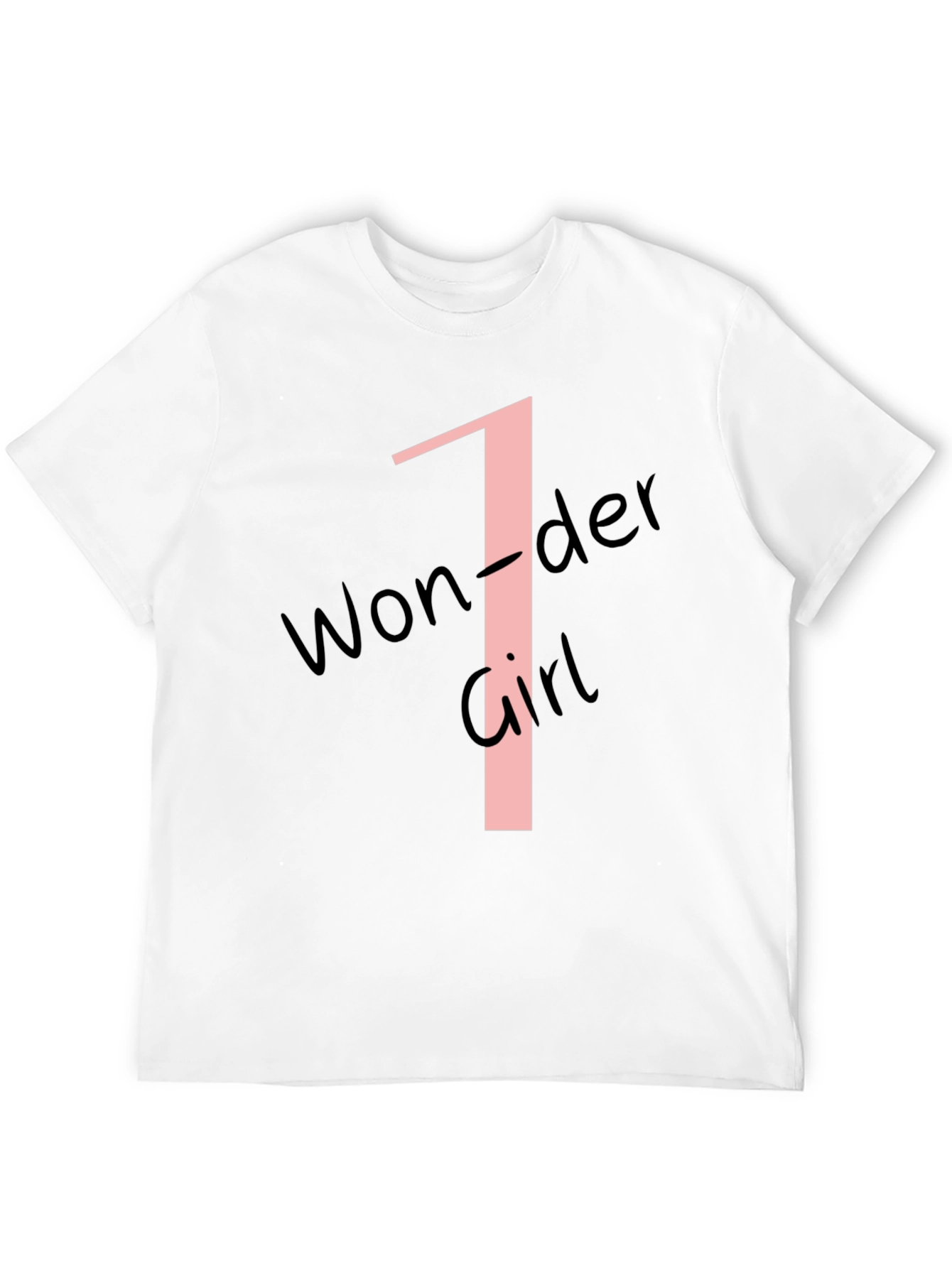 Black Wonder Girl Number One Black T-Shirt view 12