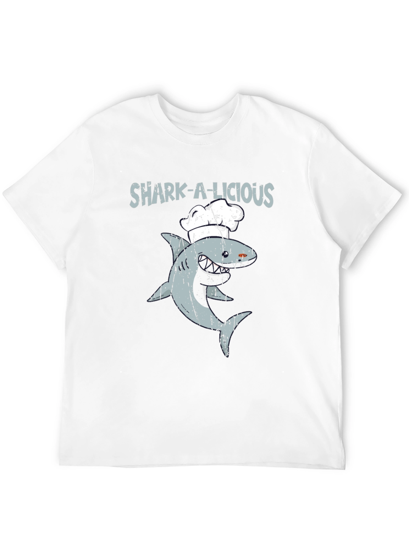 Black Shark-A-Licious Chef Graphic T-Shirt view 12