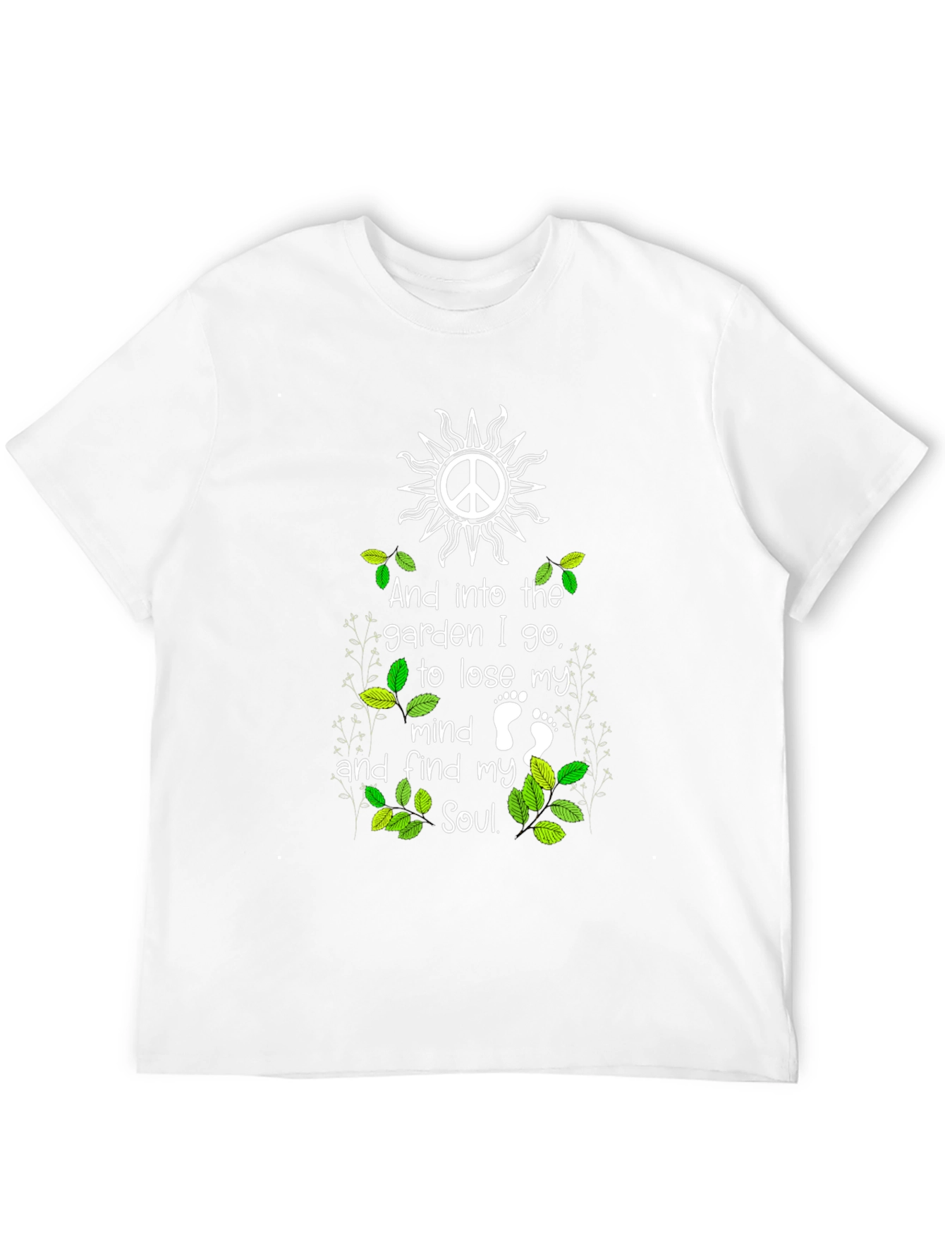Black Garden Soul T-Shirt - Nature Lover's Tee view 12