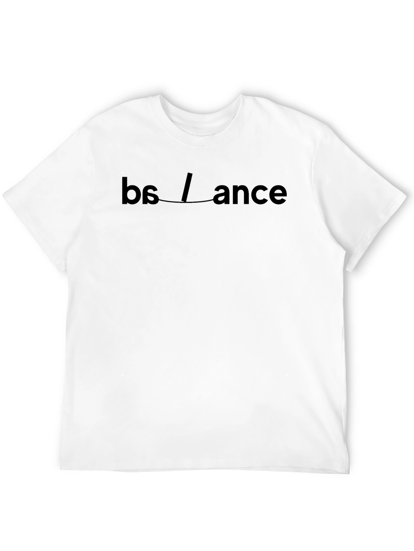 Black Balance Graphic Print Black T-Shirt view 12