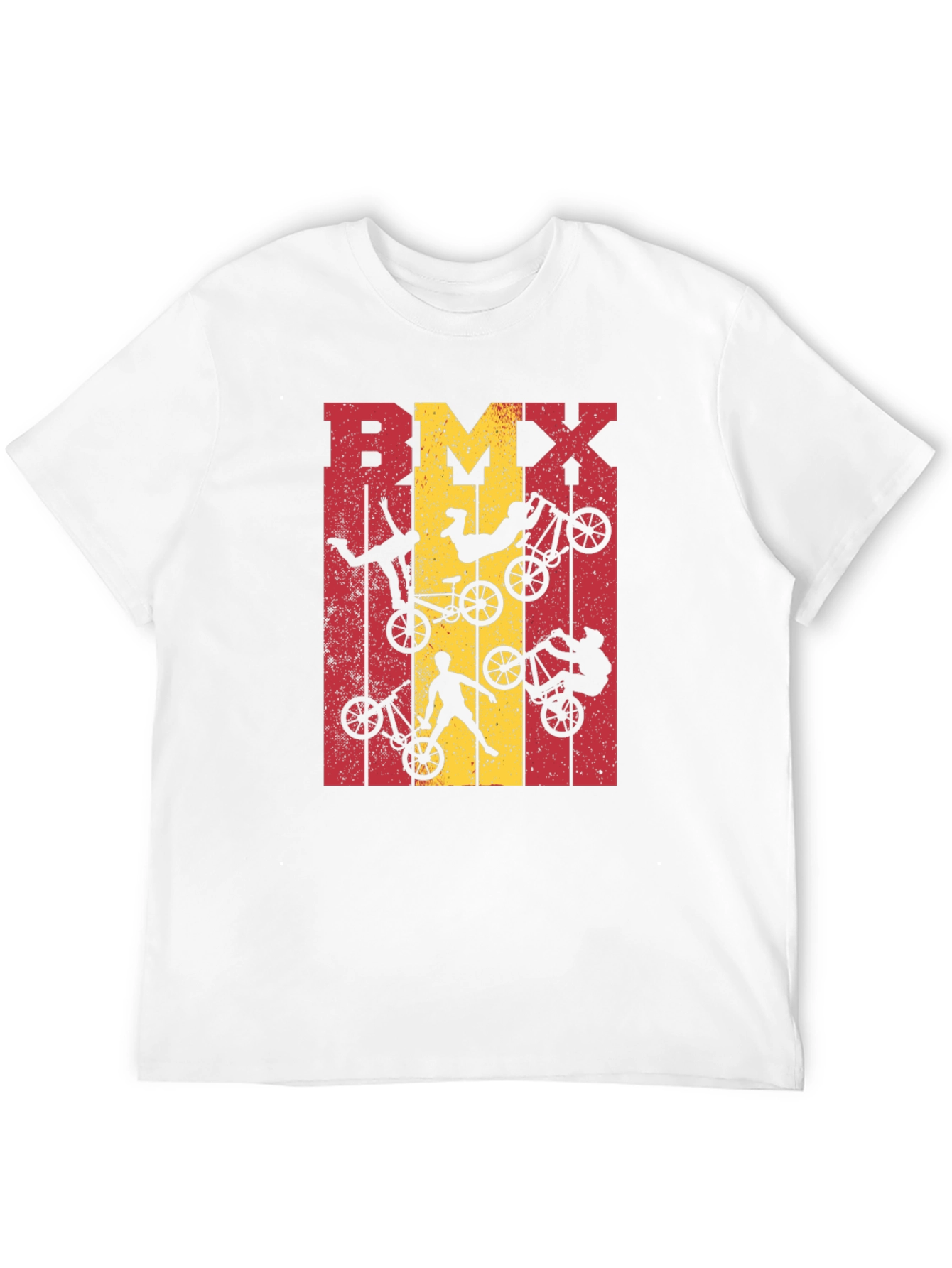 Black BMX Stunt Rider Graphic T-Shirt view 12