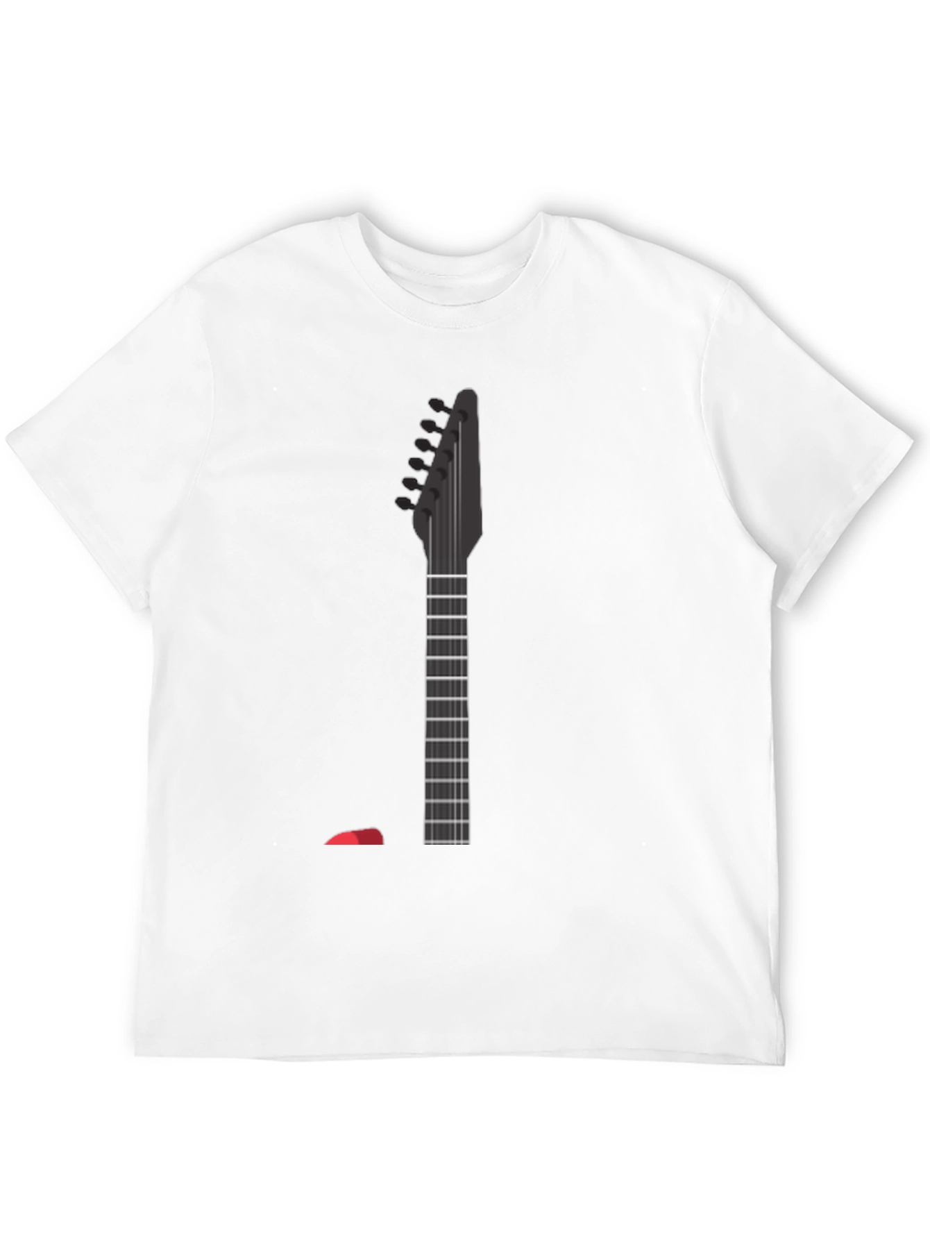 Black Guitar Neck Graphic Tee - Rock On! view 12