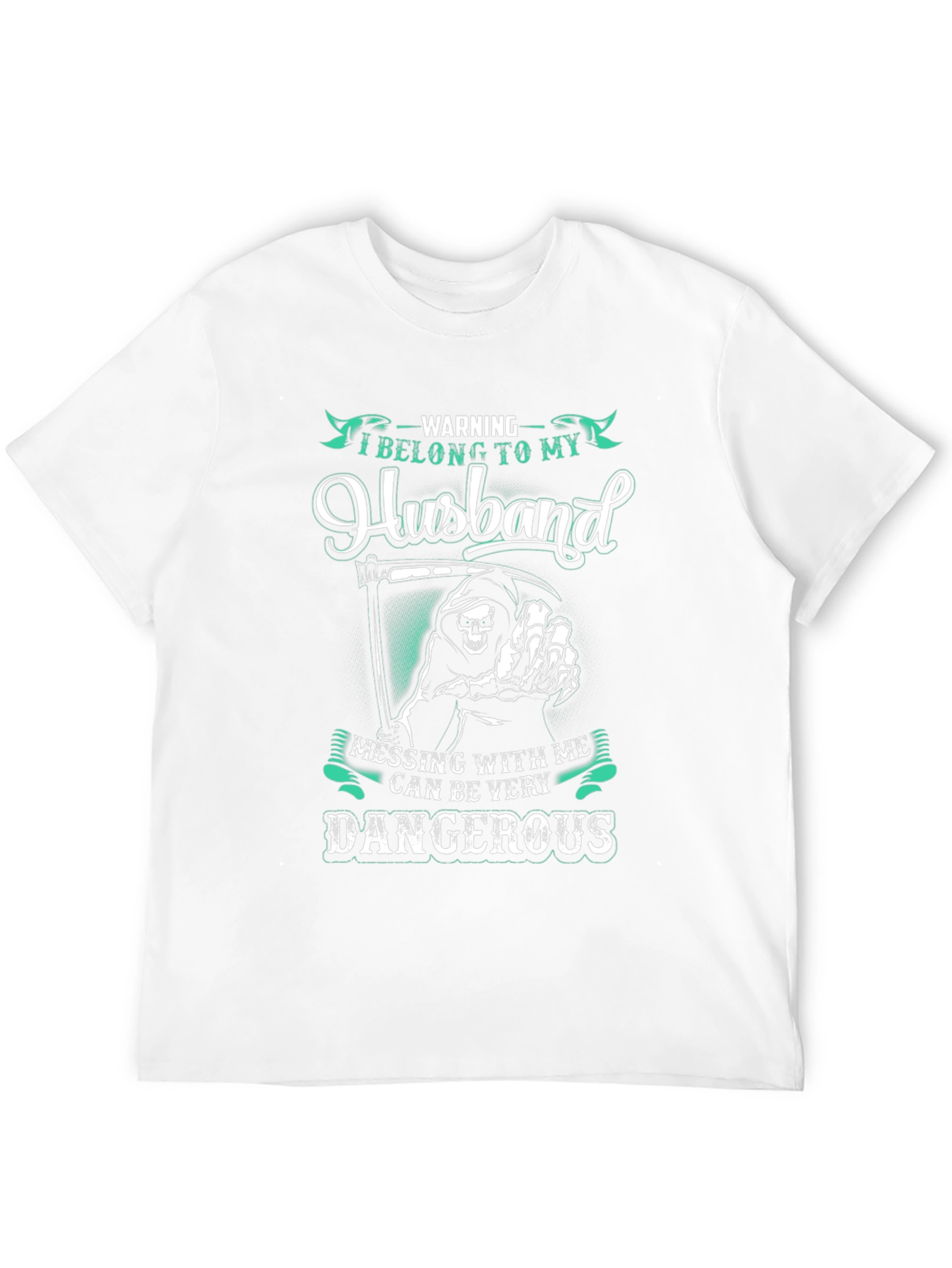 Black Husband Warning Graphic Tee view 12