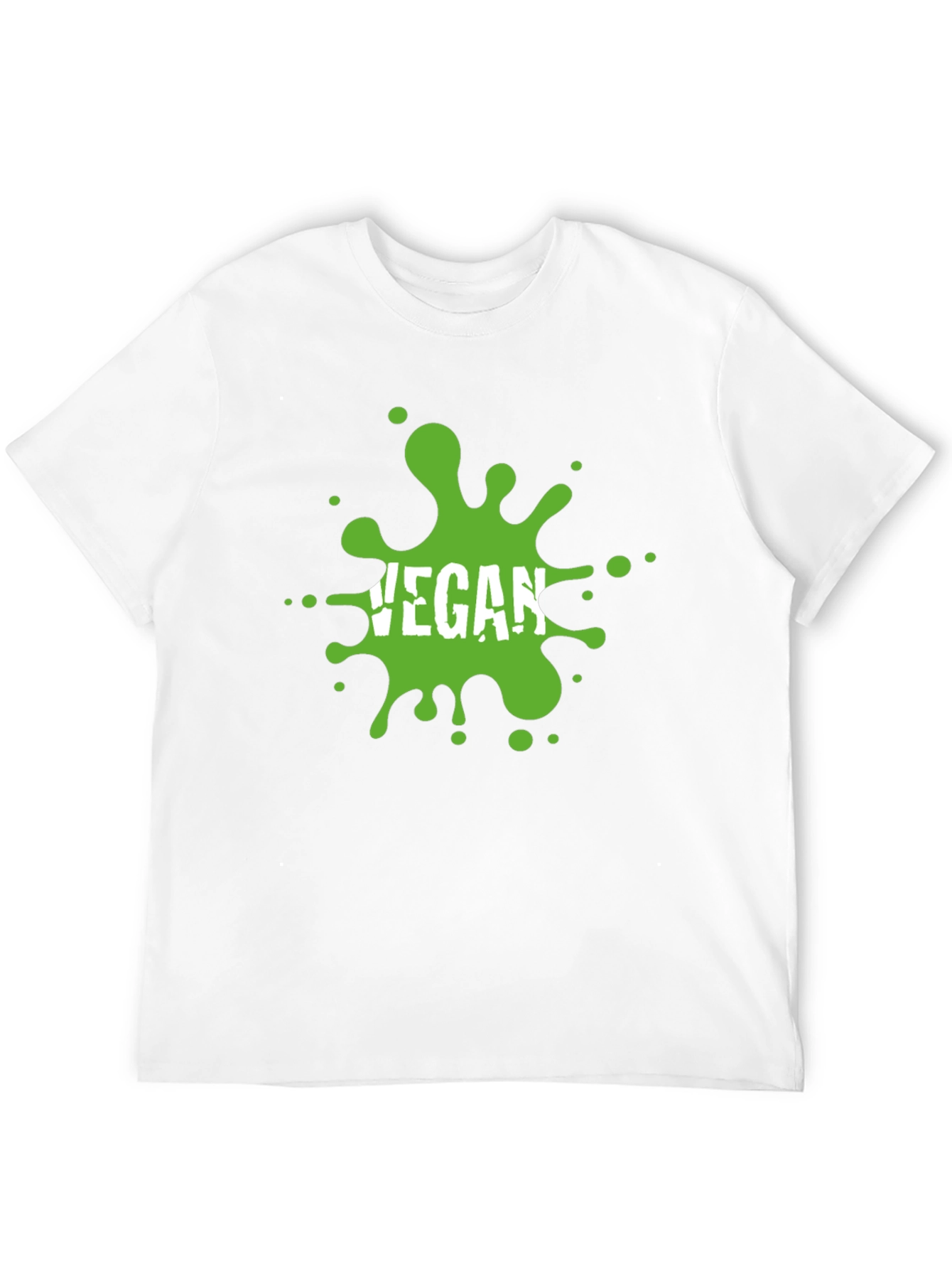 Black Vegan Splatter T-Shirt - Eco-Friendly & Stylish view 12